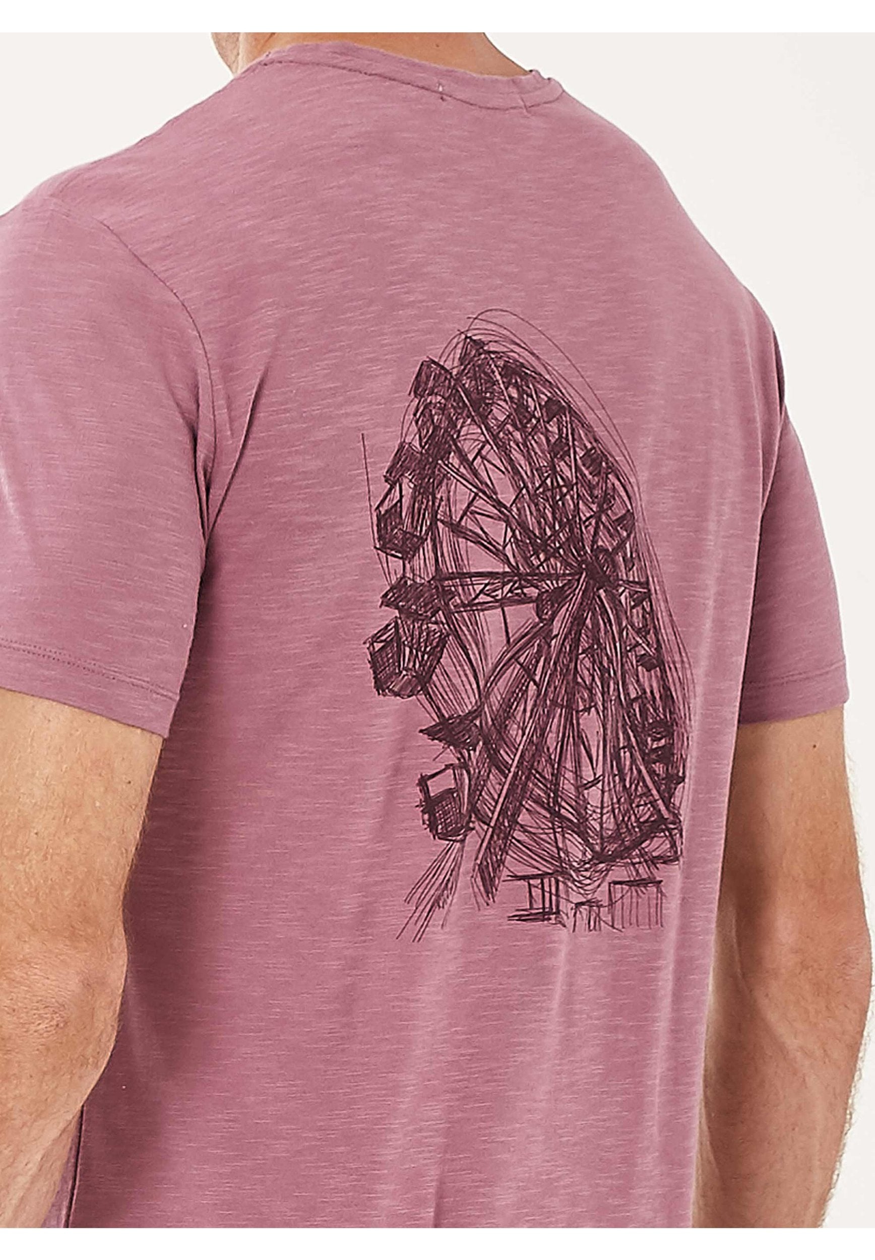 T-Shirt aus Bio-Baumwolle mit Text-Print