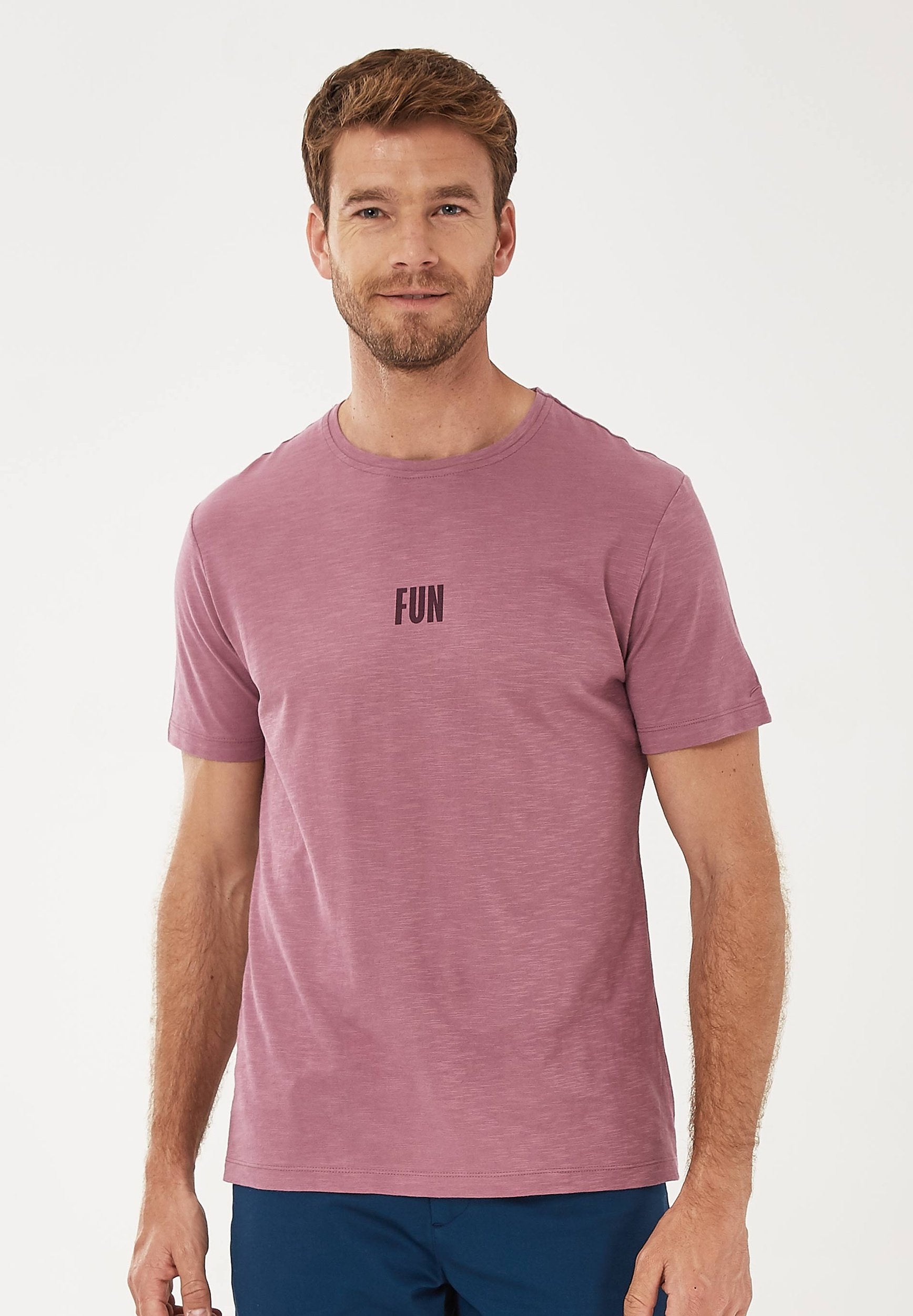 T-Shirt aus Bio-Baumwolle mit Text-Print