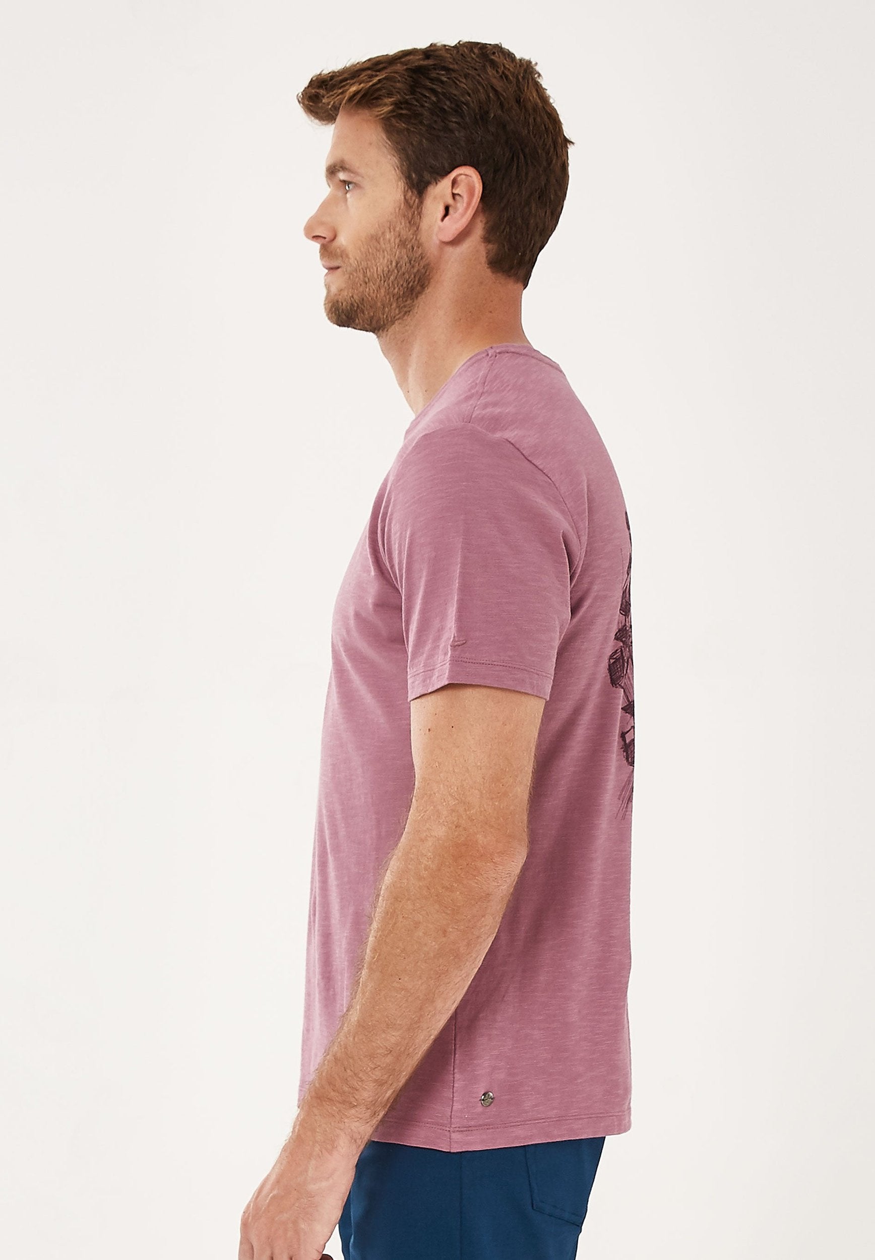 T-Shirt aus Bio-Baumwolle mit Text-Print