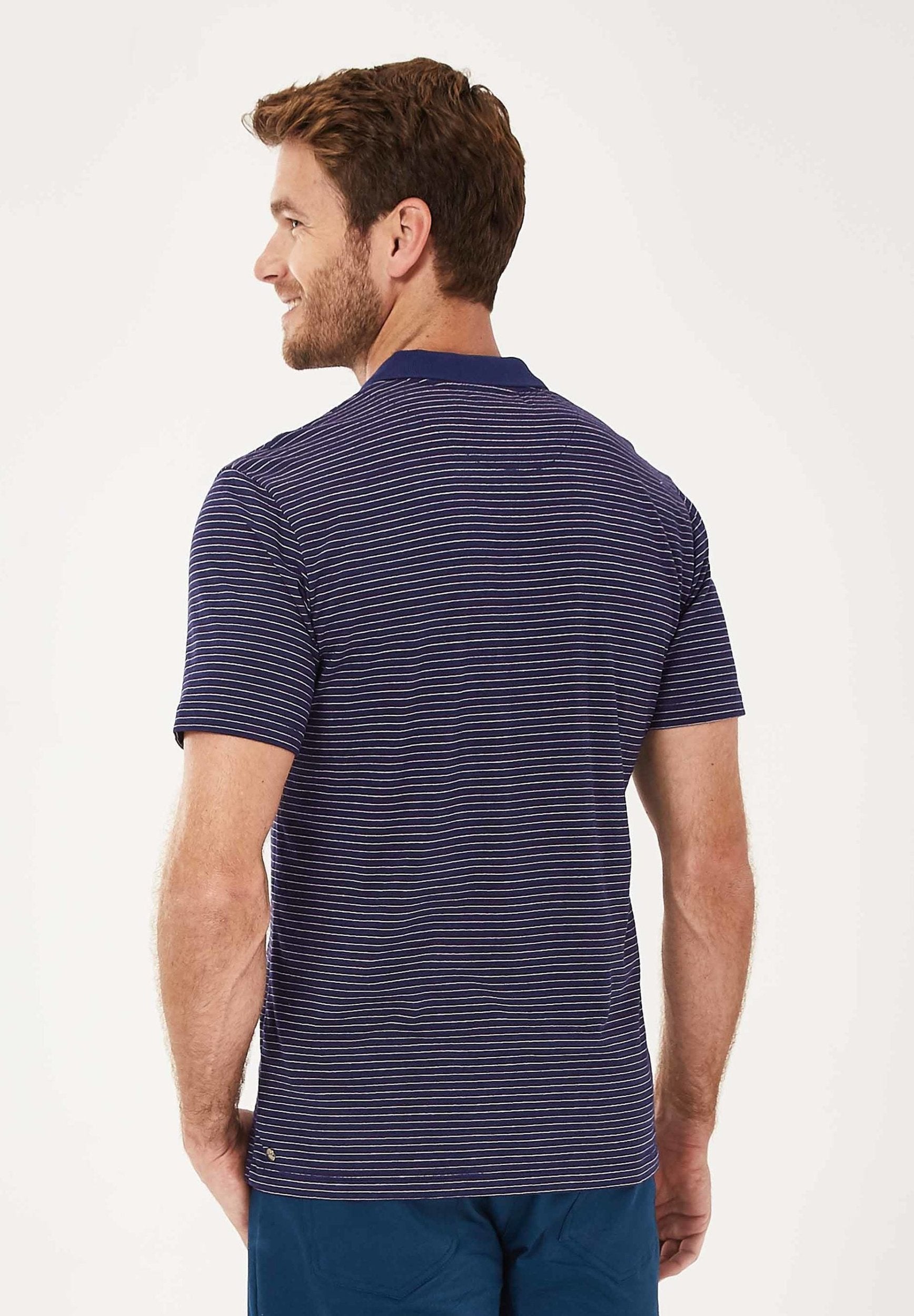 Poloshirt aus Bio-Baumwolle mit Ringelmuster