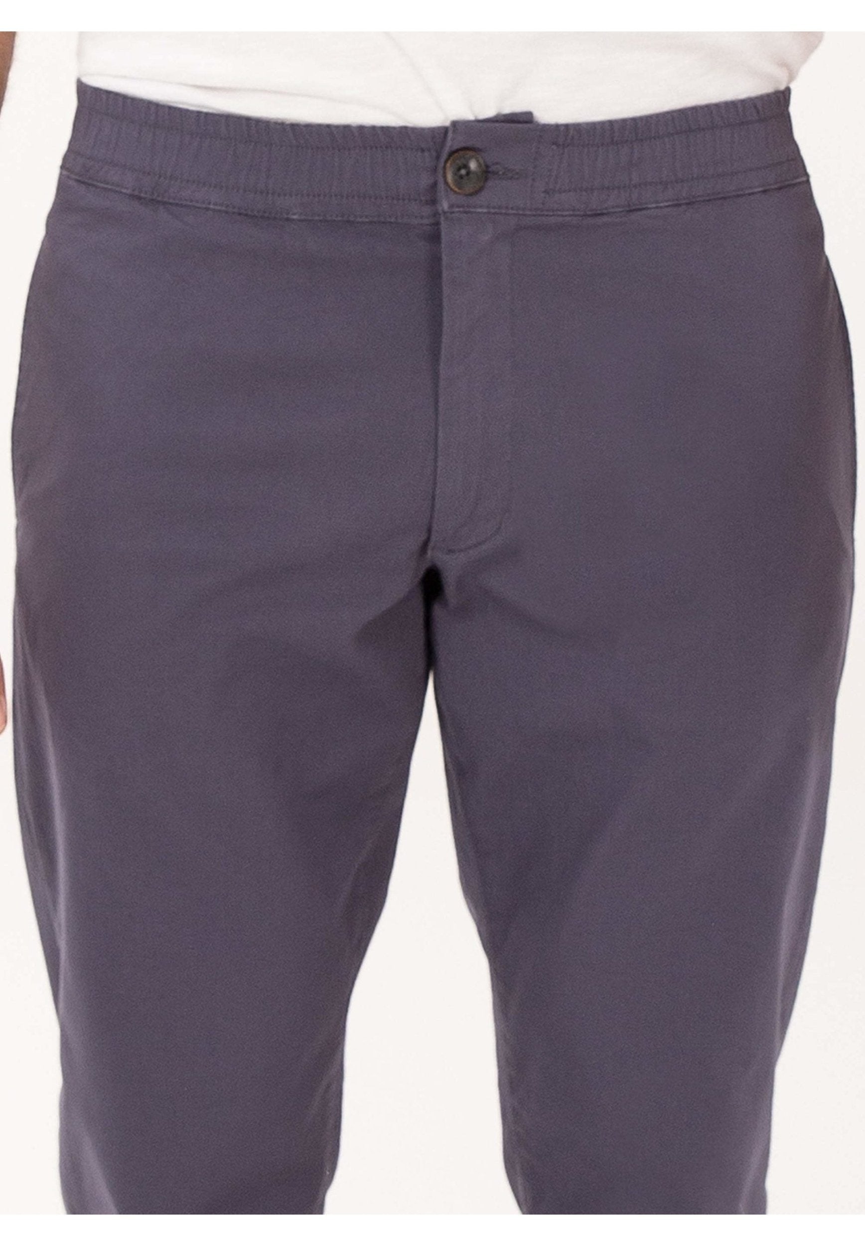 Chino-Hose aus Bio-Baumwolle mit elastischem Bund