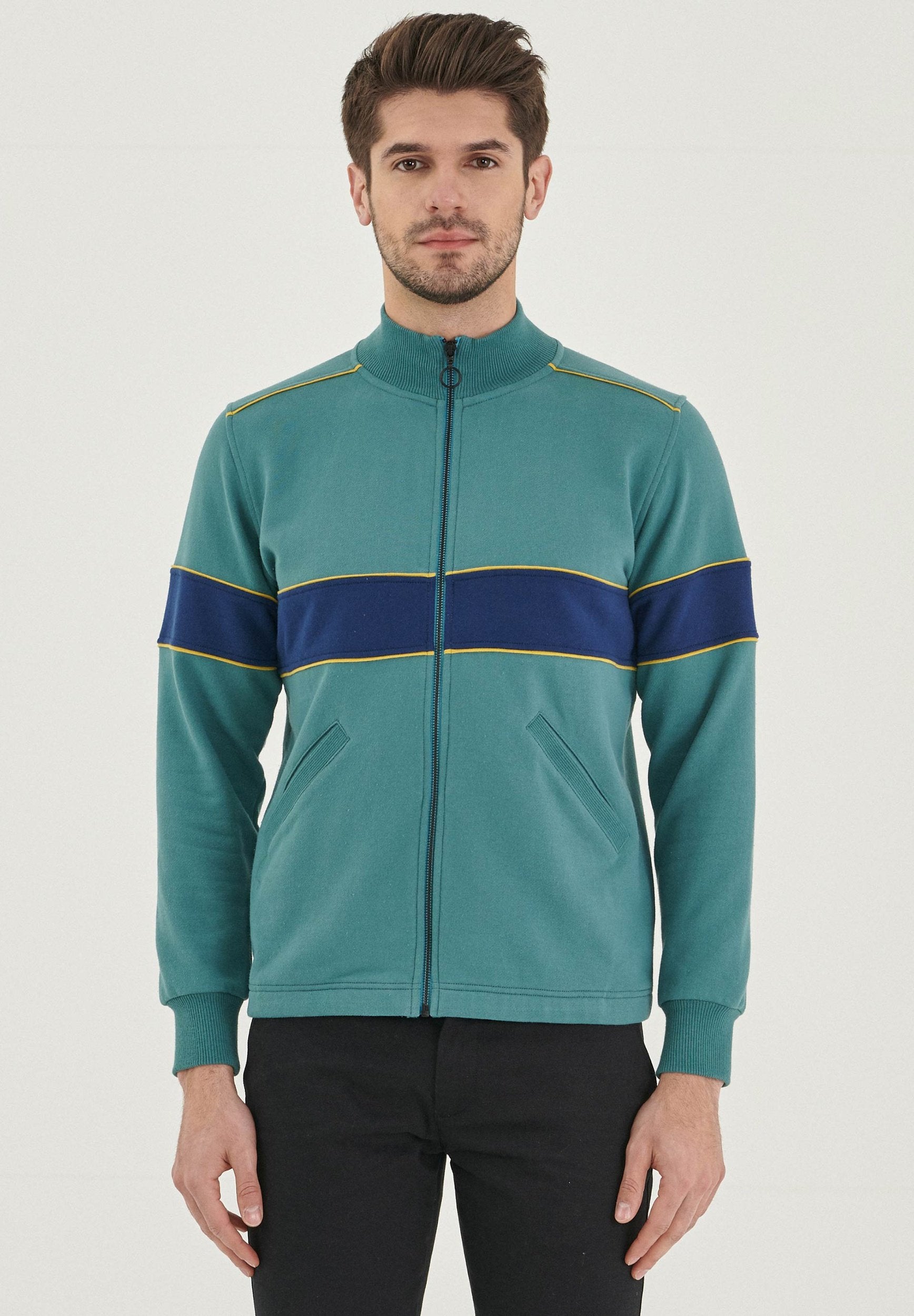 Sweatjacke aus Bio-Baumwolle