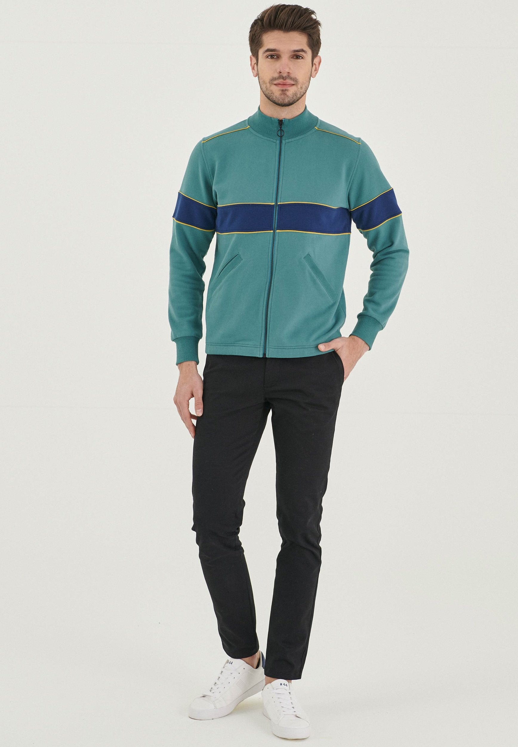 Sweatjacke aus Bio-Baumwolle