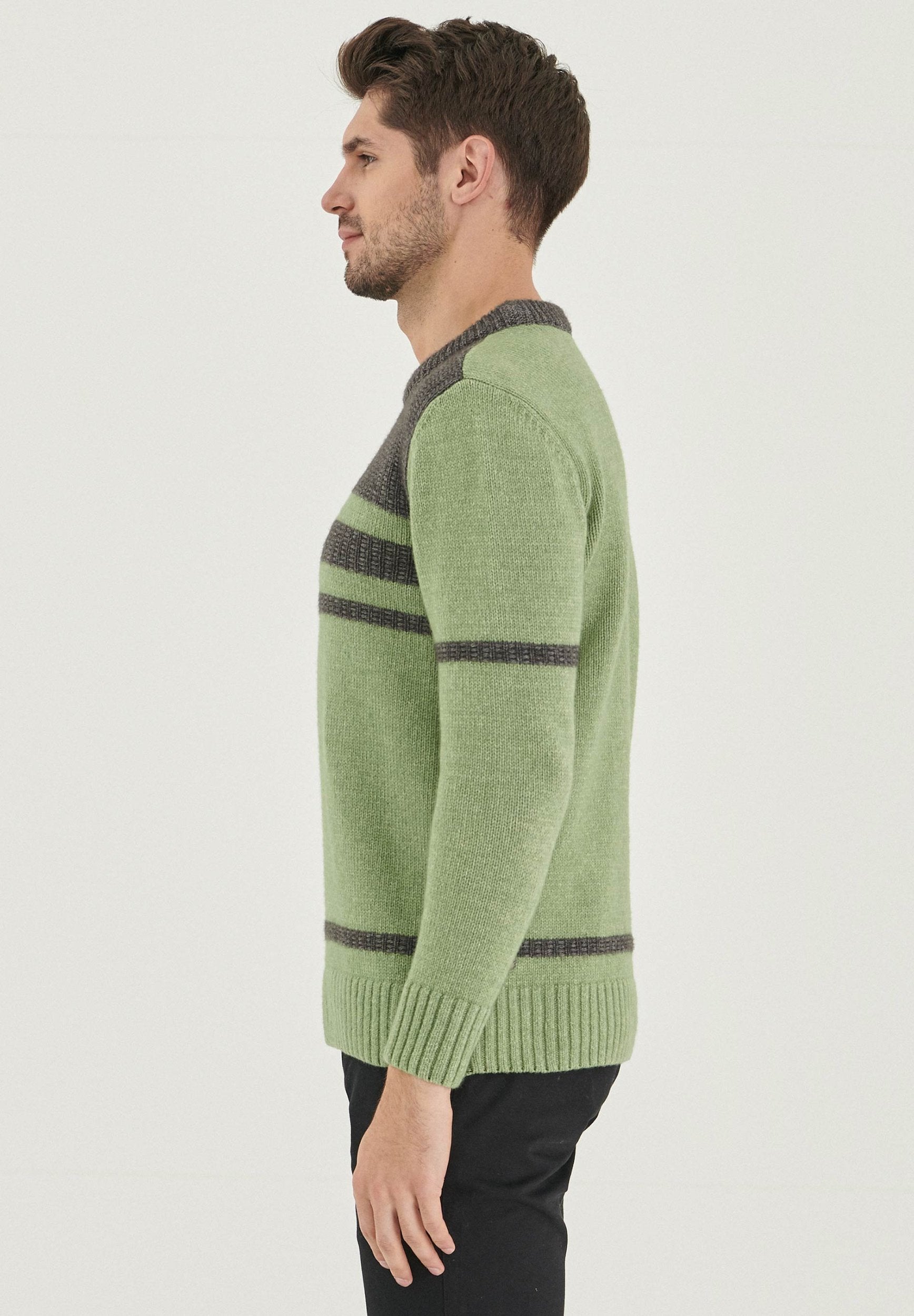 Pullover aus Bio-Merinowolle und Bio-Baumwolle