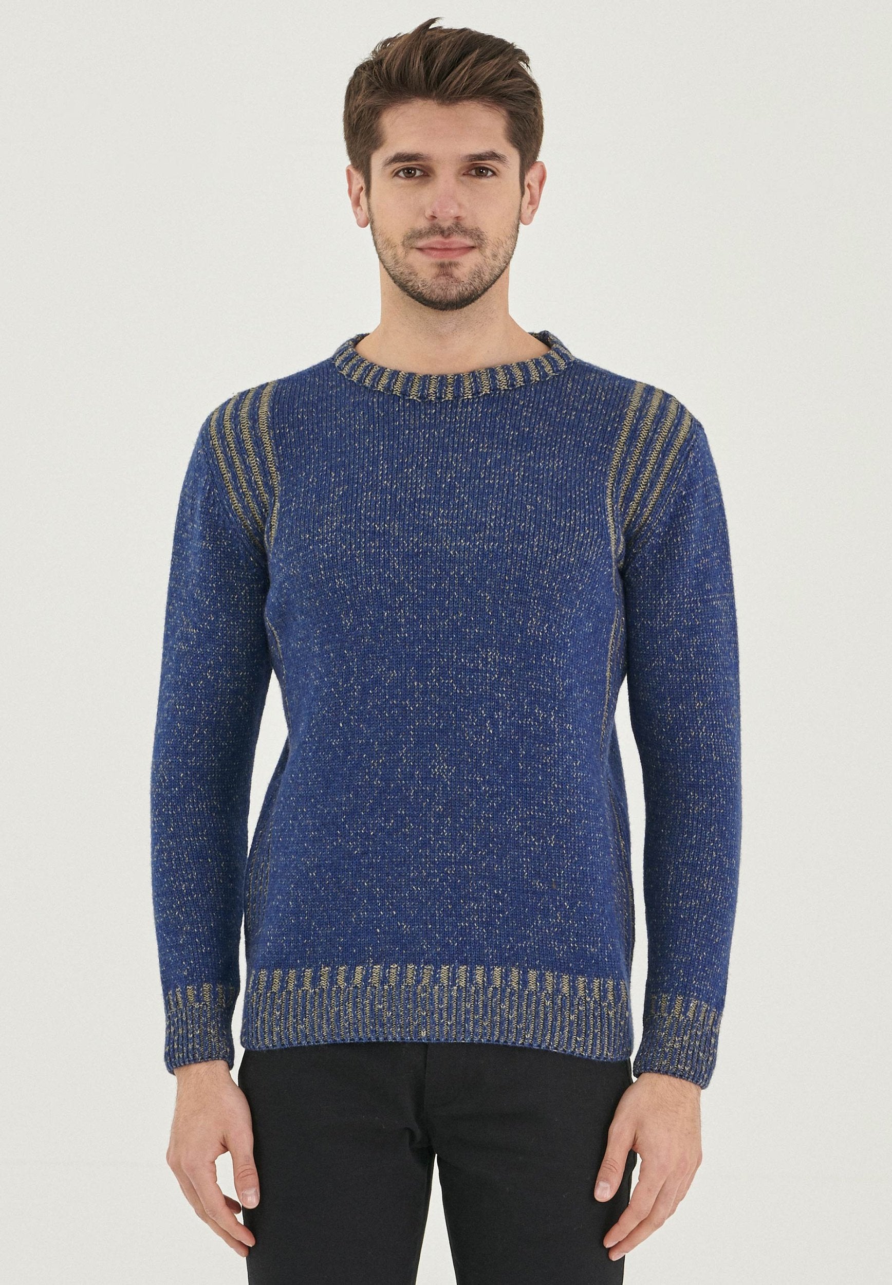 Pullover aus Bio-Merinowolle und Bio-Baumwolle