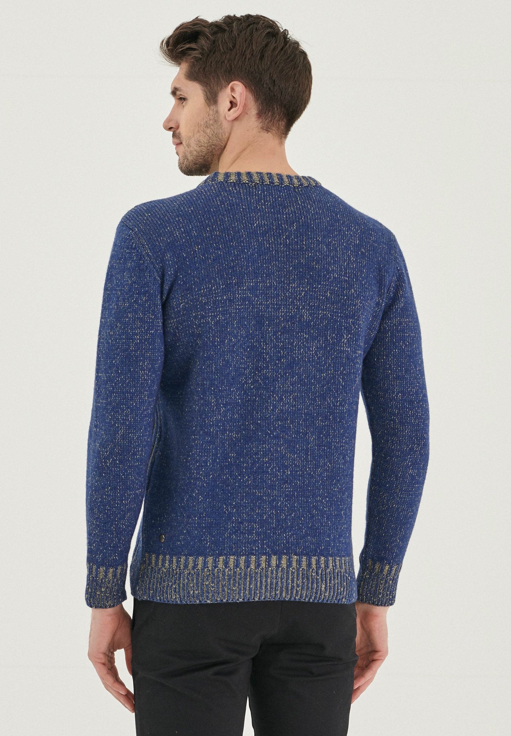 Pullover aus Bio-Merinowolle und Bio-Baumwolle