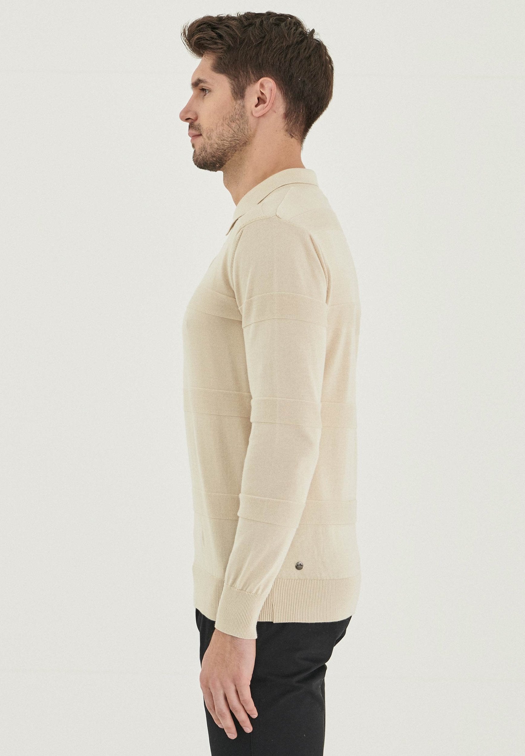 Polokragenpullover aus Bio-Baumwolle