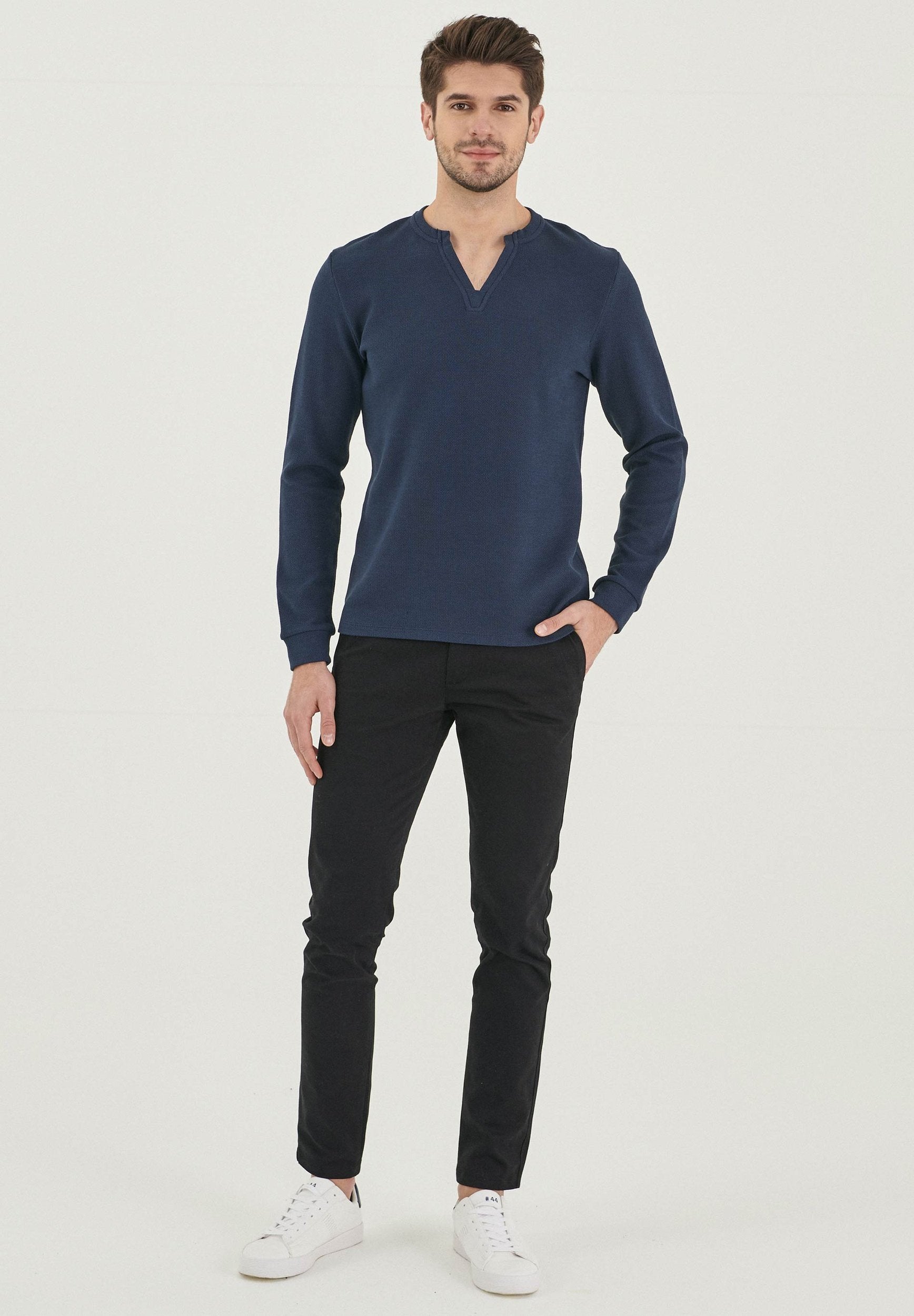 Langarmshirt aus Bio-Baumwolle