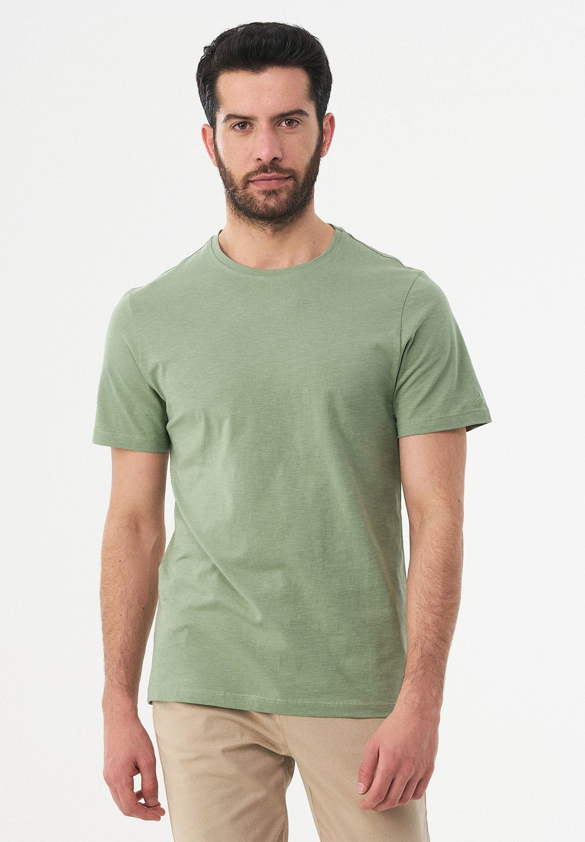 Basic T-Shirt aus Bio-Baumwolle