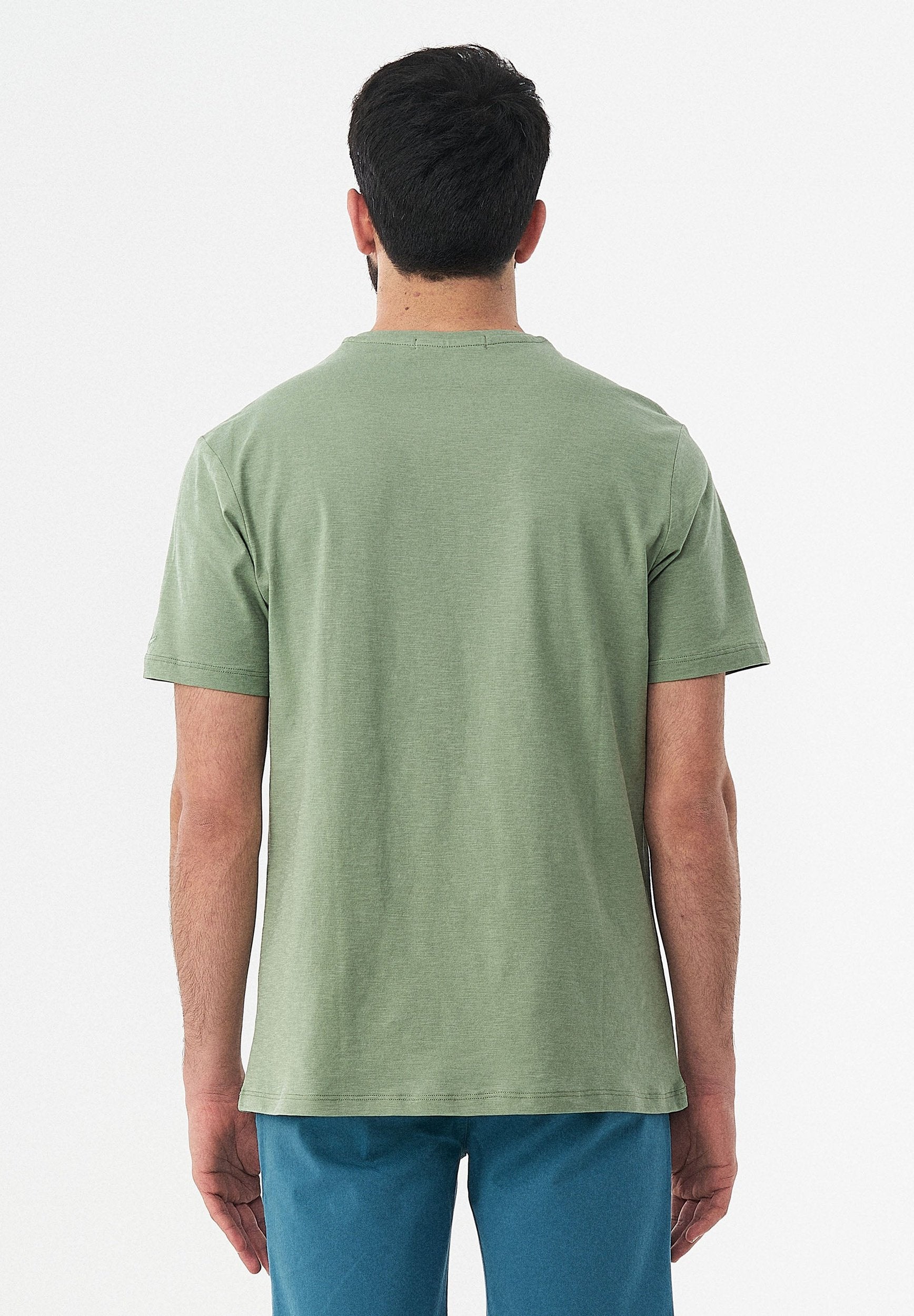 T-Shirt aus Bio-Baumwolle mit der Wagen-Print