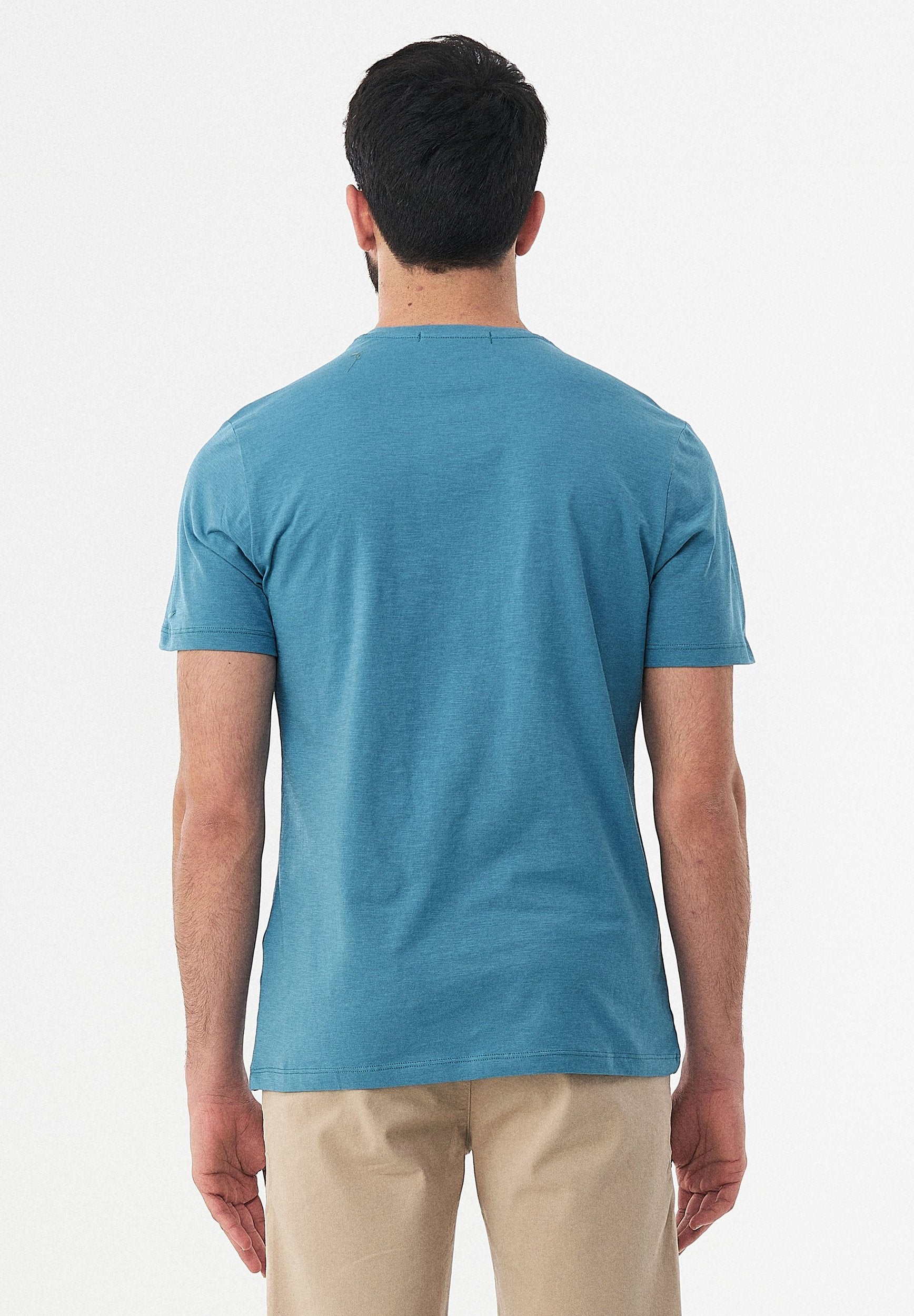 T-Shirt aus Bio-Baumwolle mit der Wagen-Print