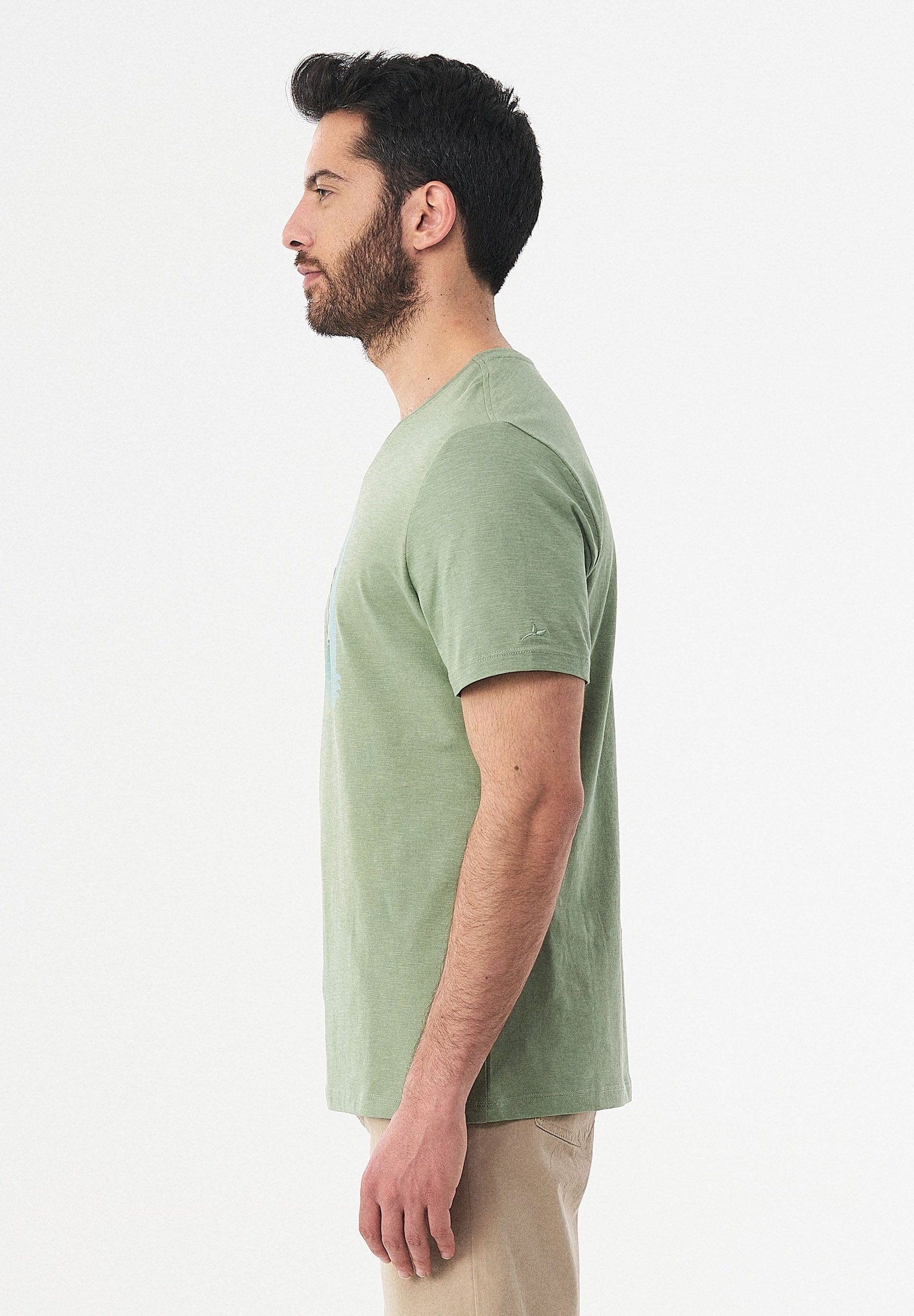 T-Shirt aus Bio-Baumwolle mit Print