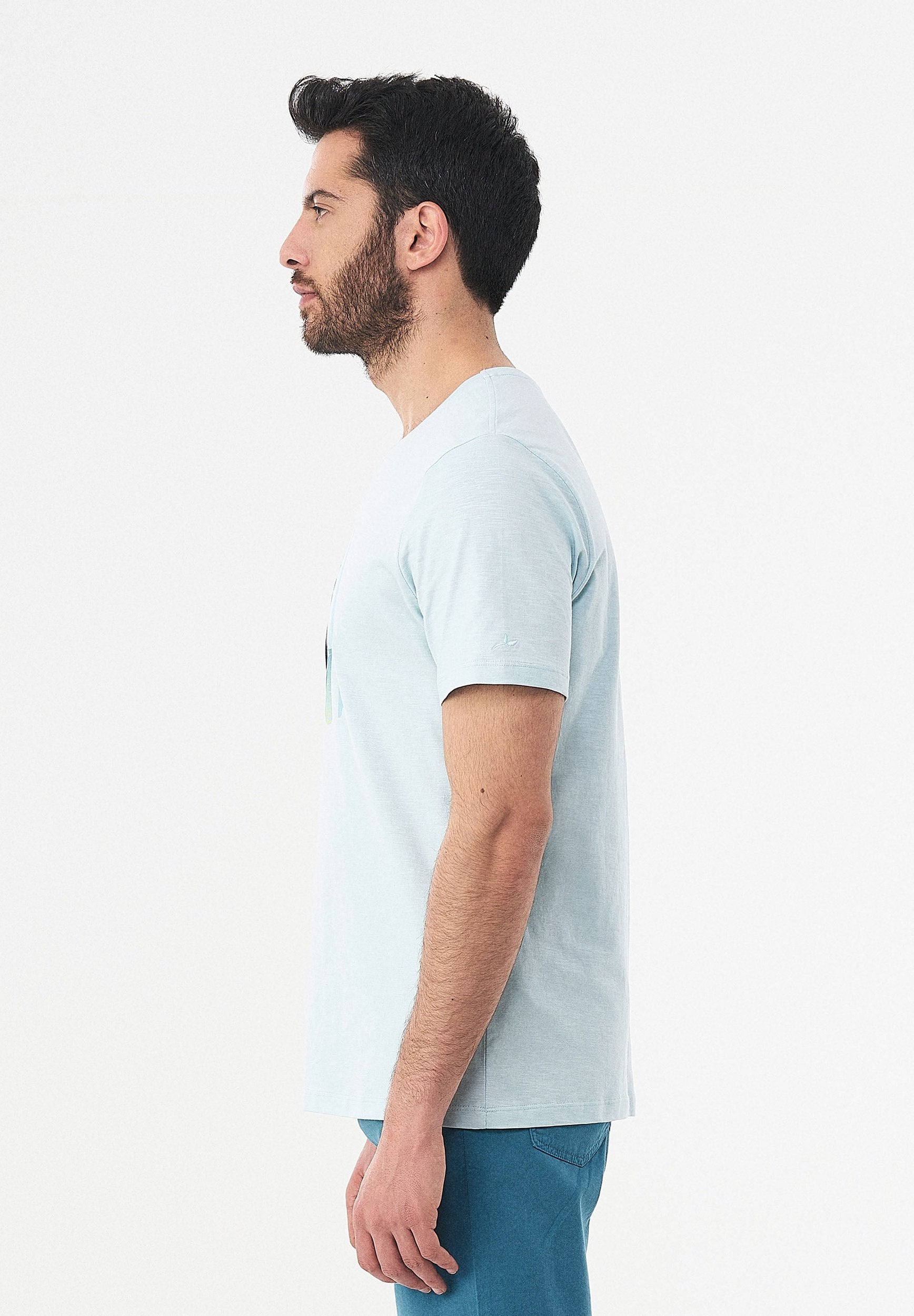 T-Shirt aus Bio-Baumwolle mit Print
