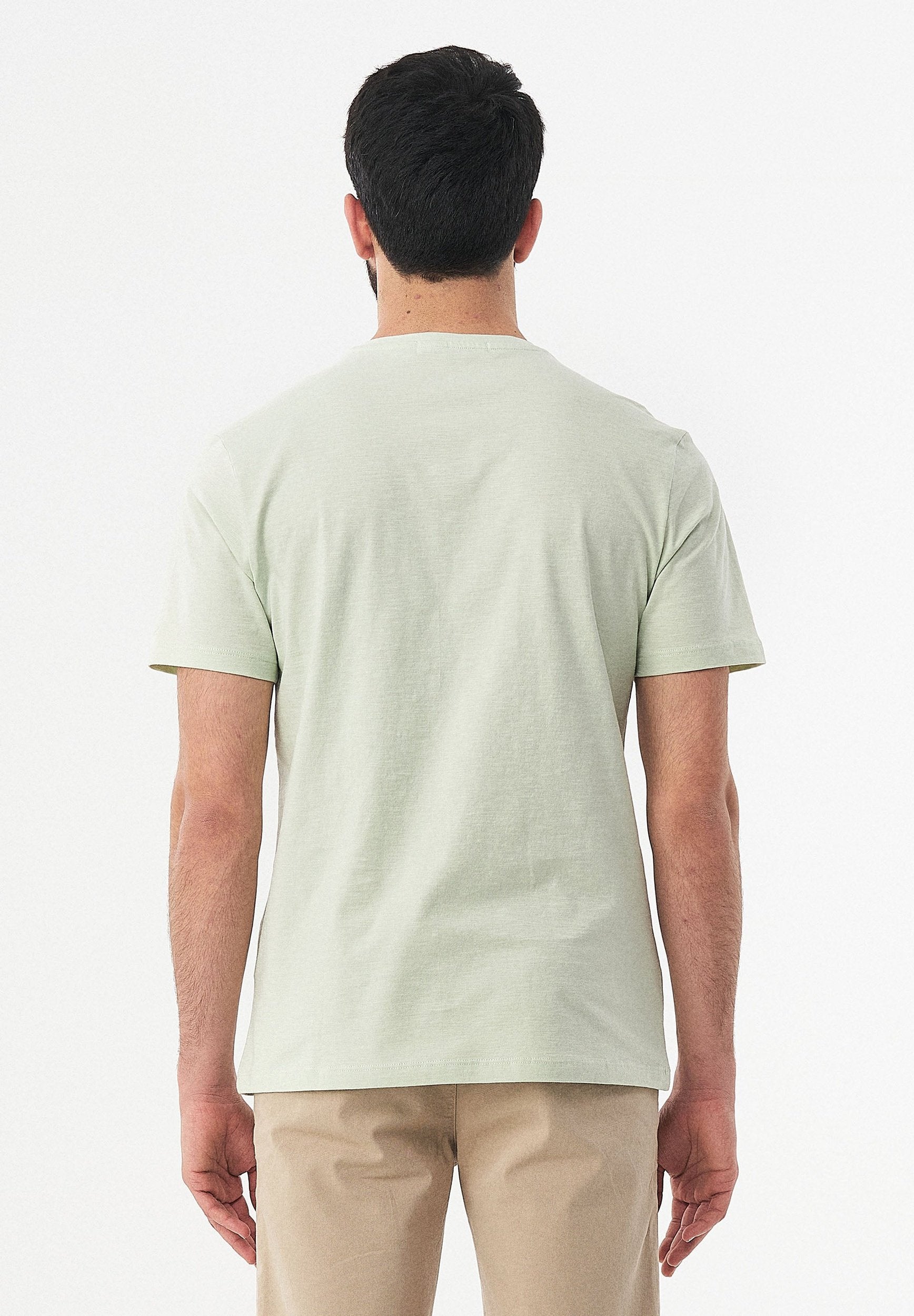 T-Shirt aus Bio-Baumwolle mit Fahrrad-Print