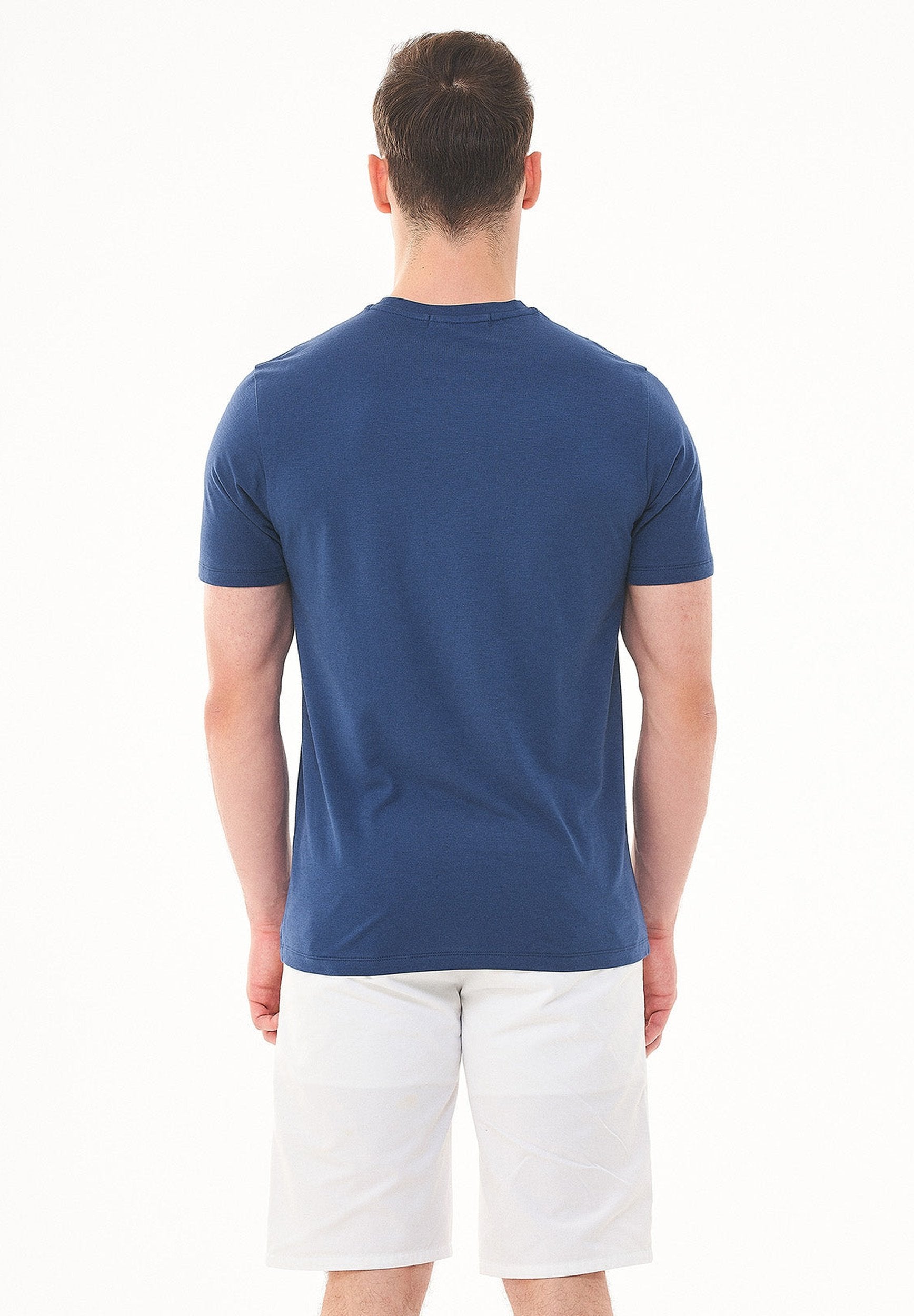 T-Shirt aus Bio-Baumwolle mit Anker-Print