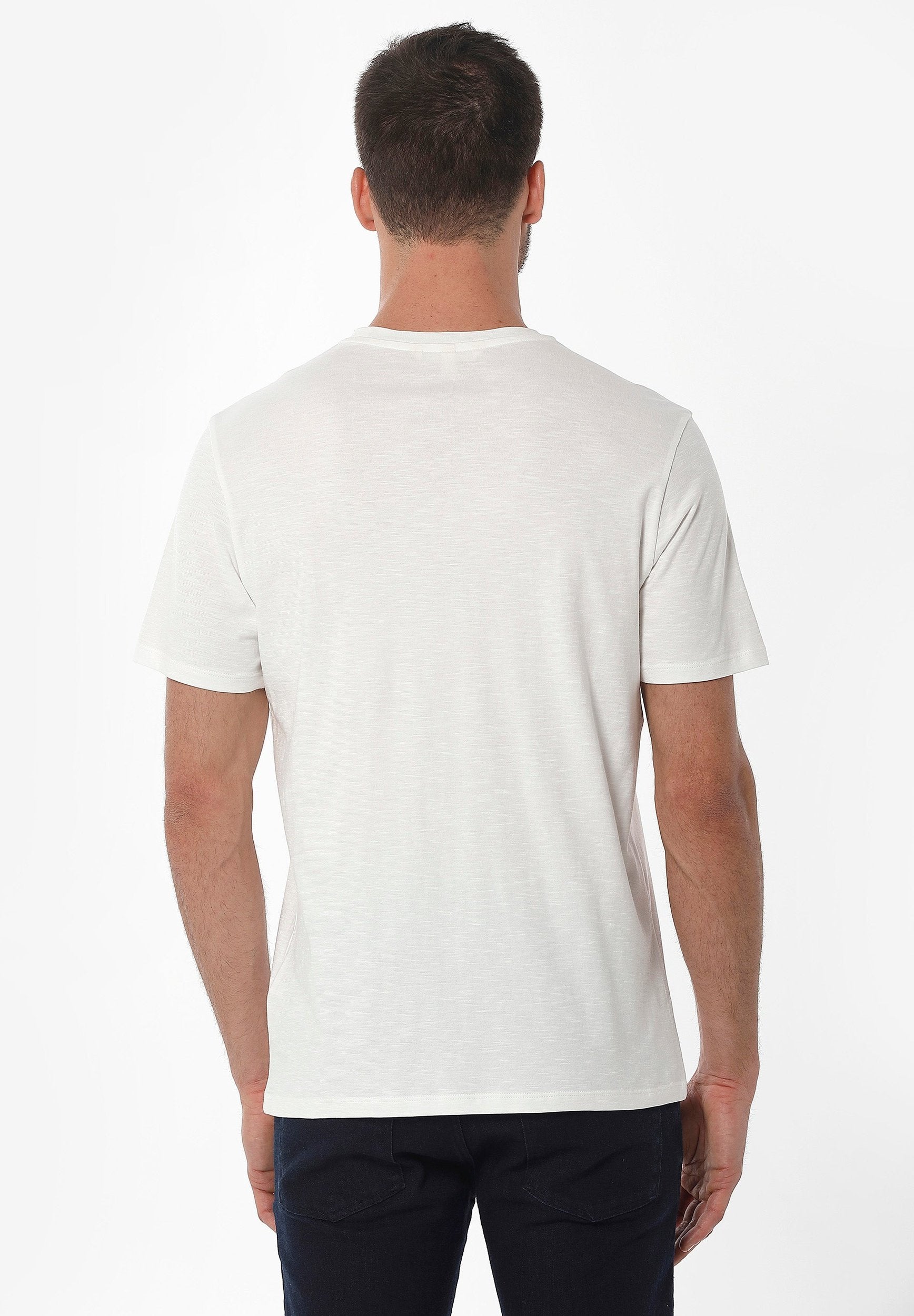 T-Shirt aus Bio-Baumwolle mit Anker-Print