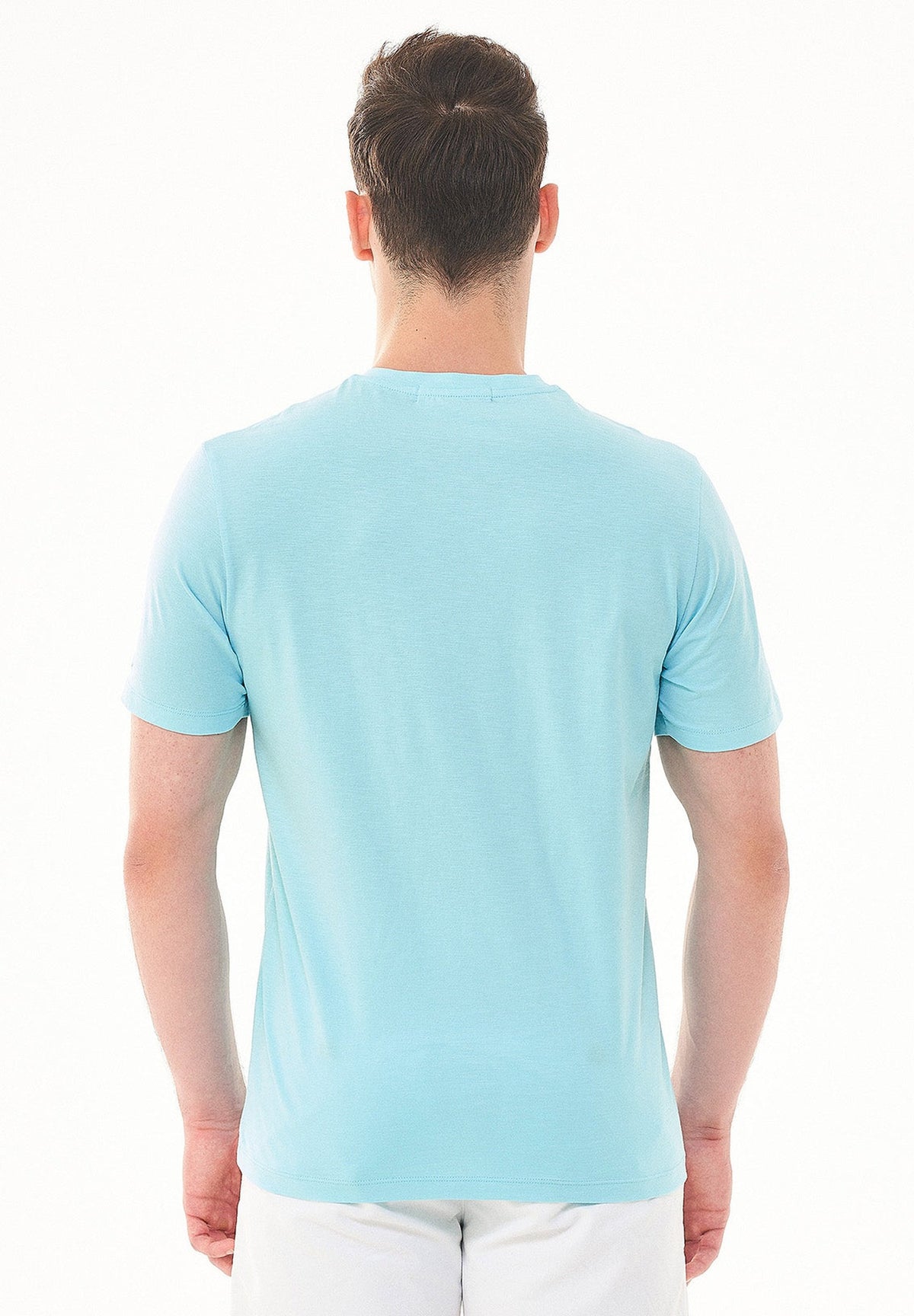 T-Shirt aus Bio-Baumwolle mit Print – Ansicht 4