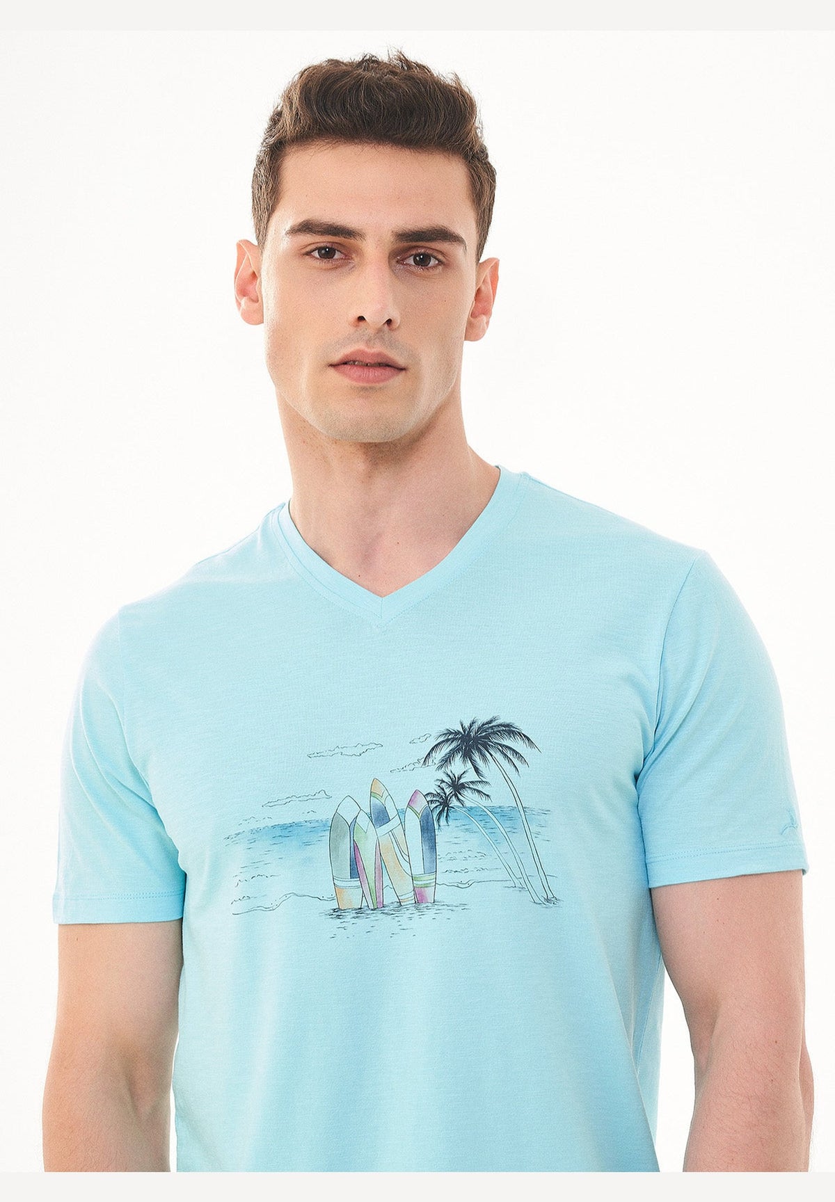 T-Shirt aus Bio-Baumwolle mit Print – Ansicht 5