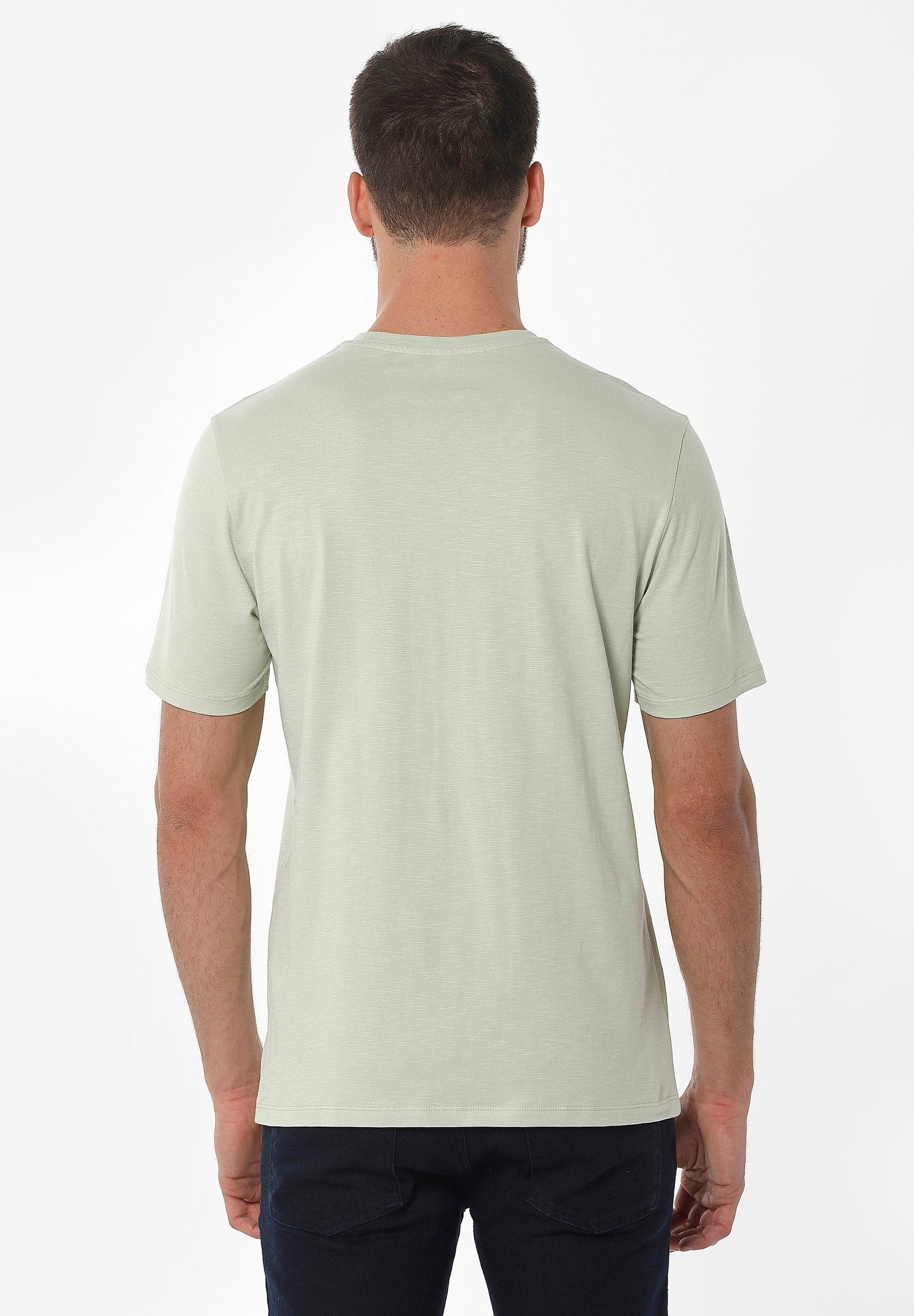T-Shirt aus Bio-Baumwolle mit Fisch-Print