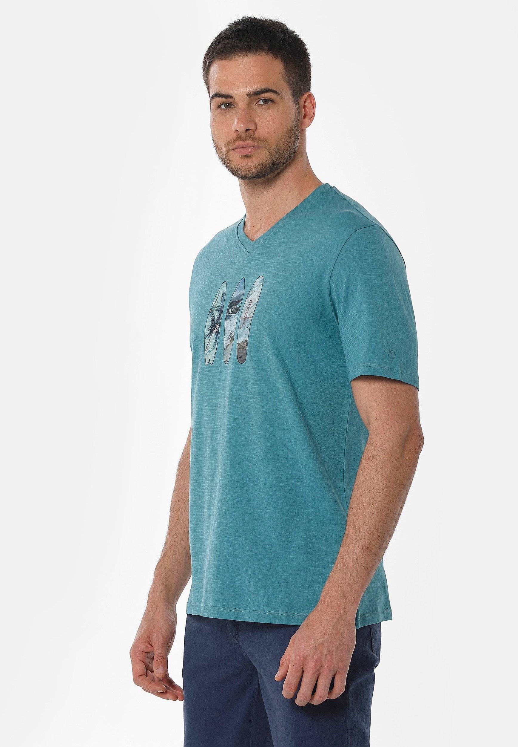 T-Shirt aus Bio-Baumwolle mit Print