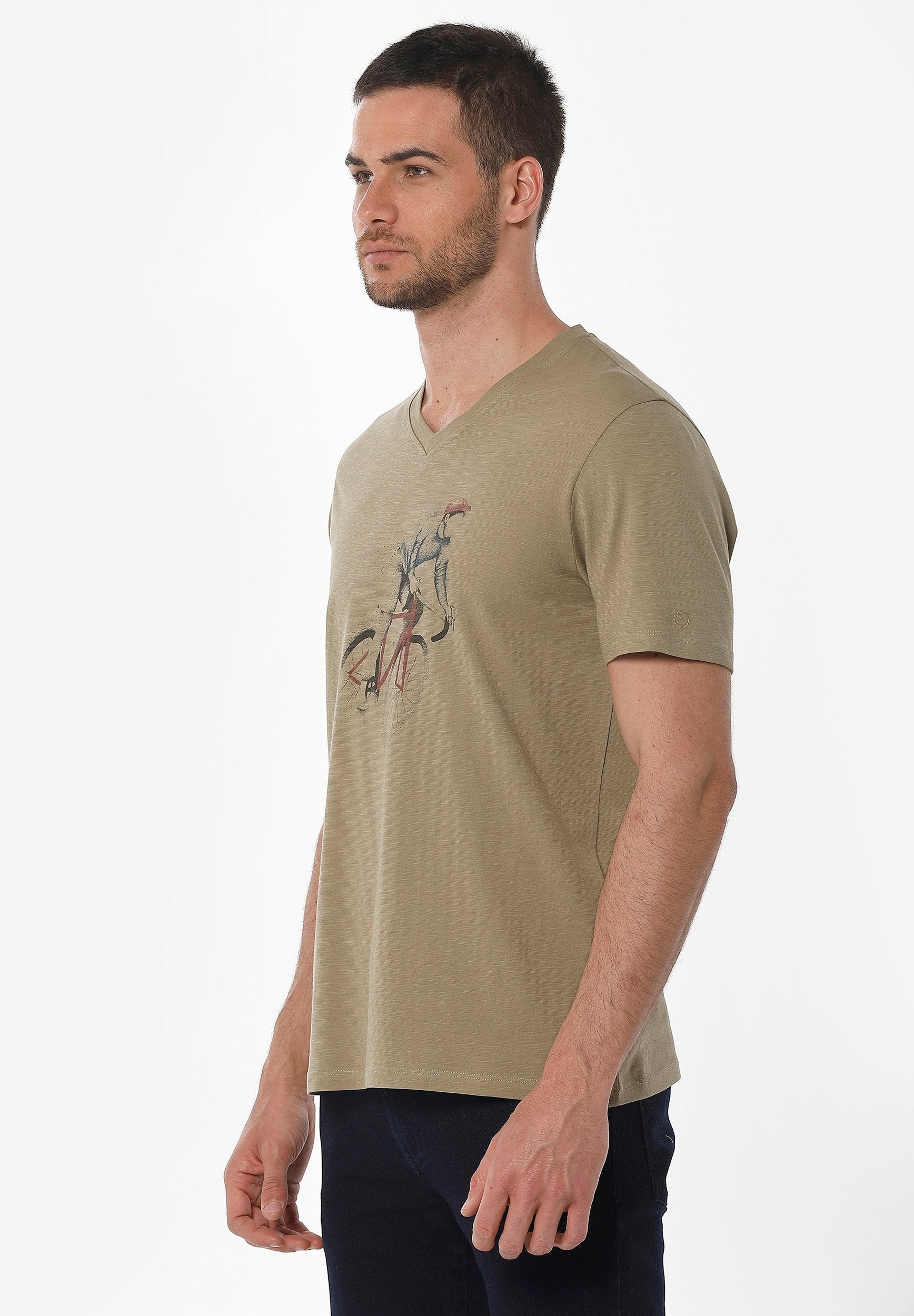 T-Shirt aus Bio-Baumwolle mit Print