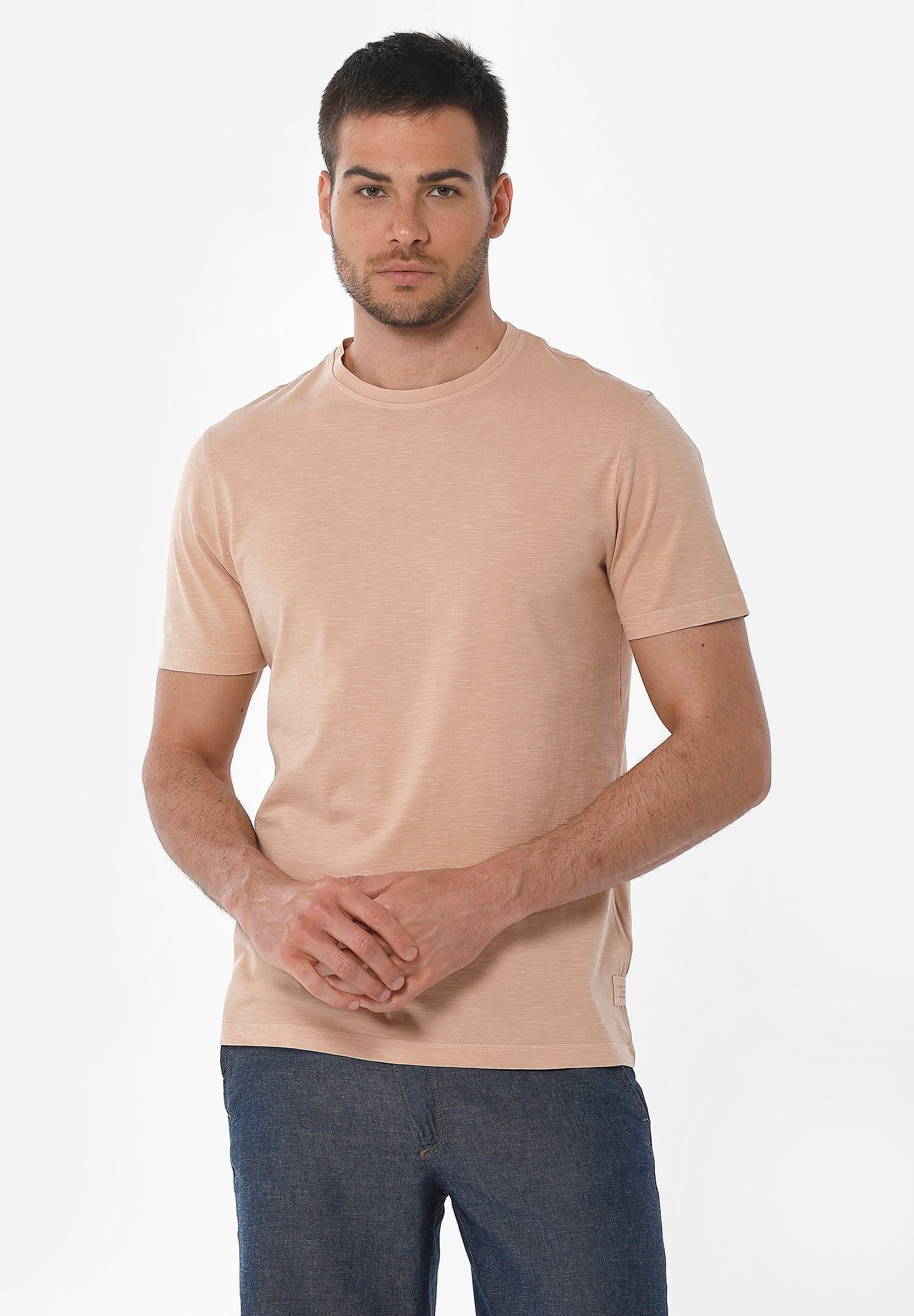 Natural Garment Dyed T-Shirt aus Bio-Baumwolle