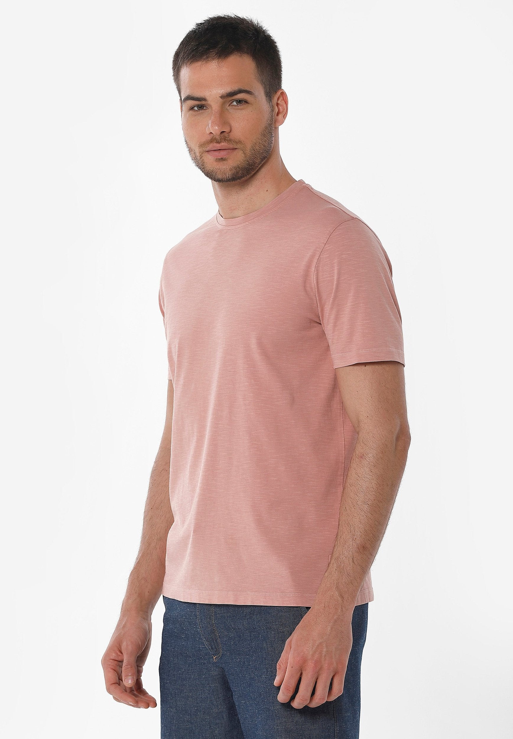 Natural Garment Dyed T-Shirt aus Bio-Baumwolle