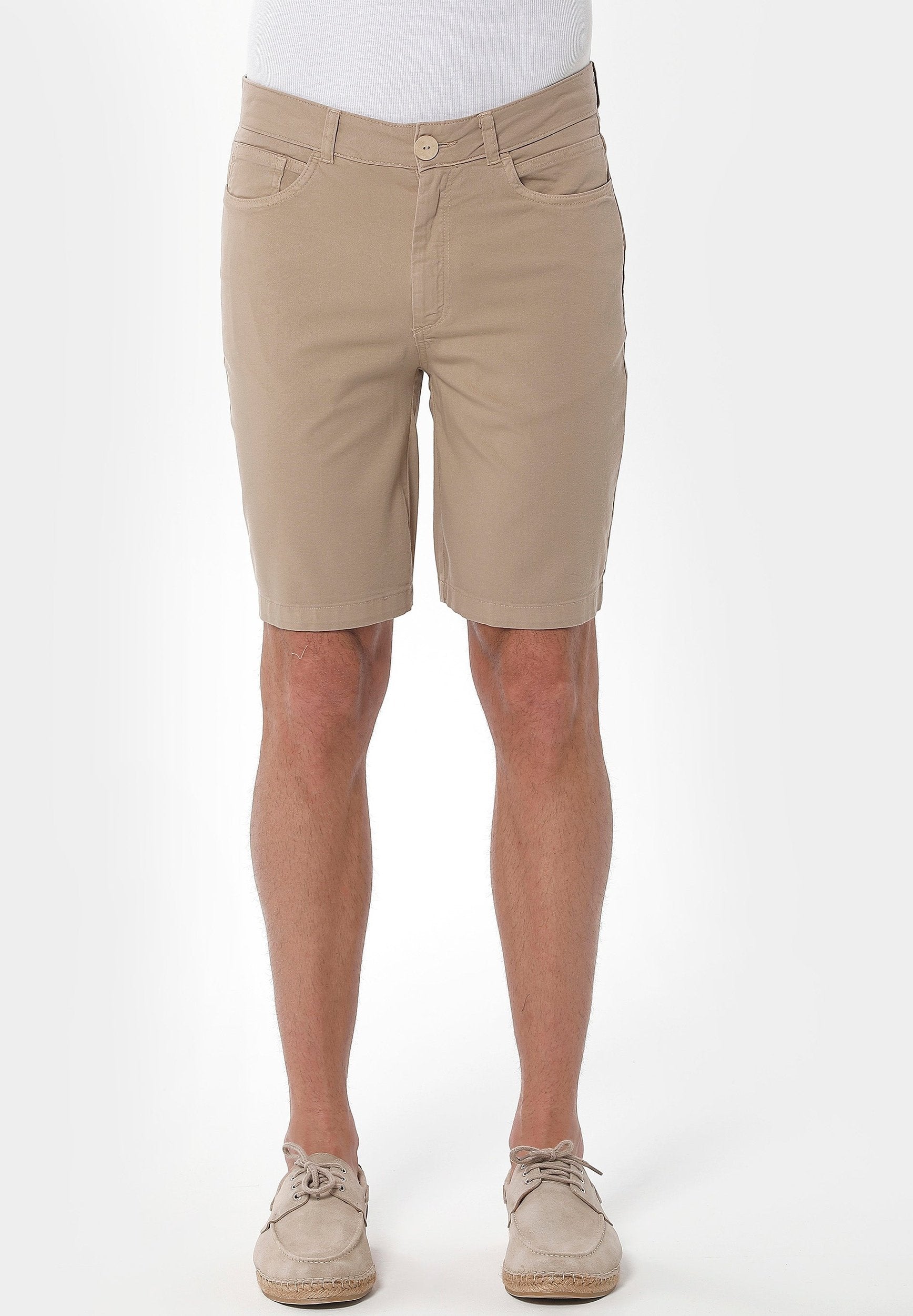 Five-Pocket-Shorts aus Bio-Baumwolle