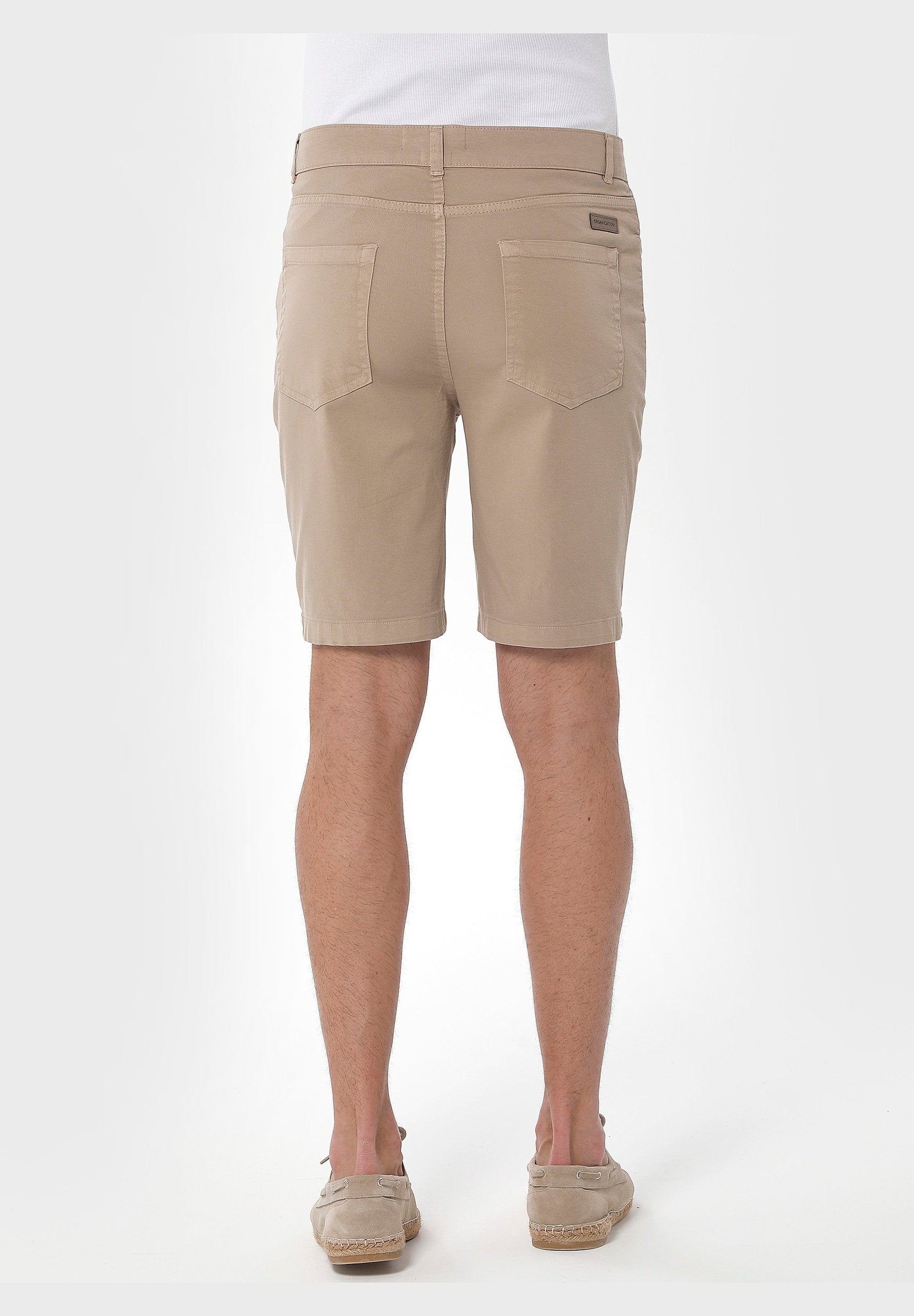 Five-Pocket-Shorts aus Bio-Baumwolle