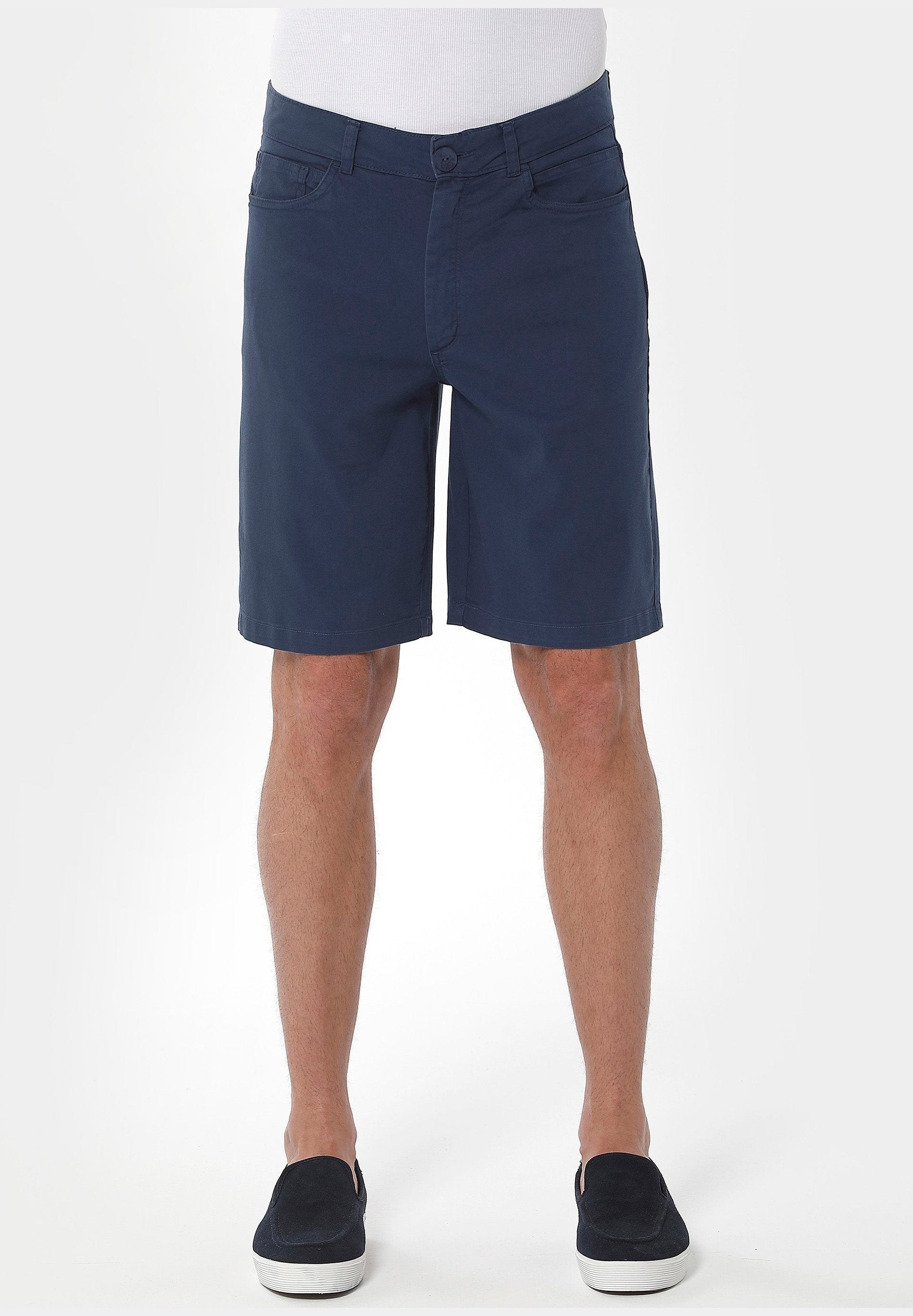 Five-Pocket-Shorts aus Bio-Baumwolle