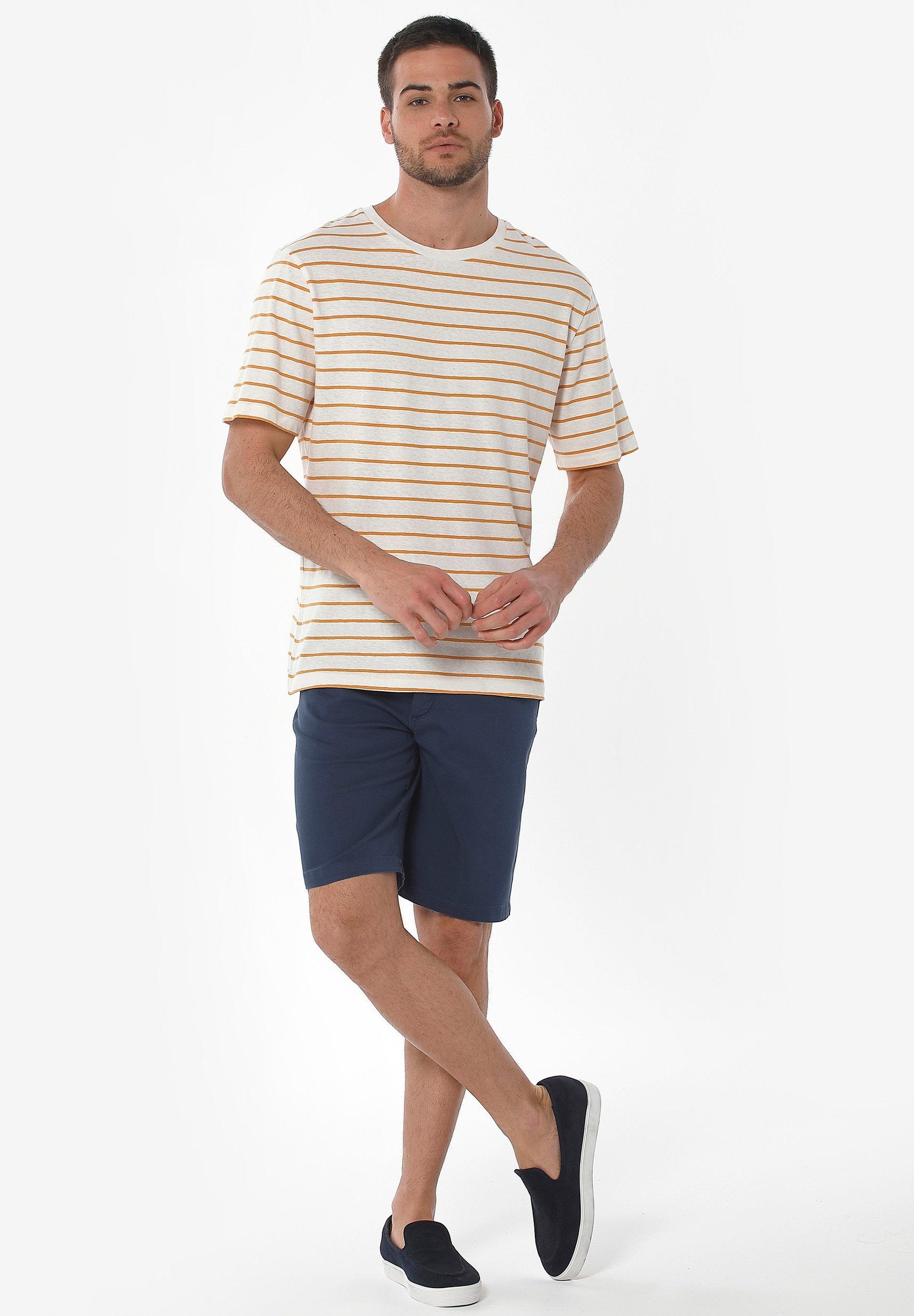 Five-Pocket-Shorts aus Bio-Baumwolle