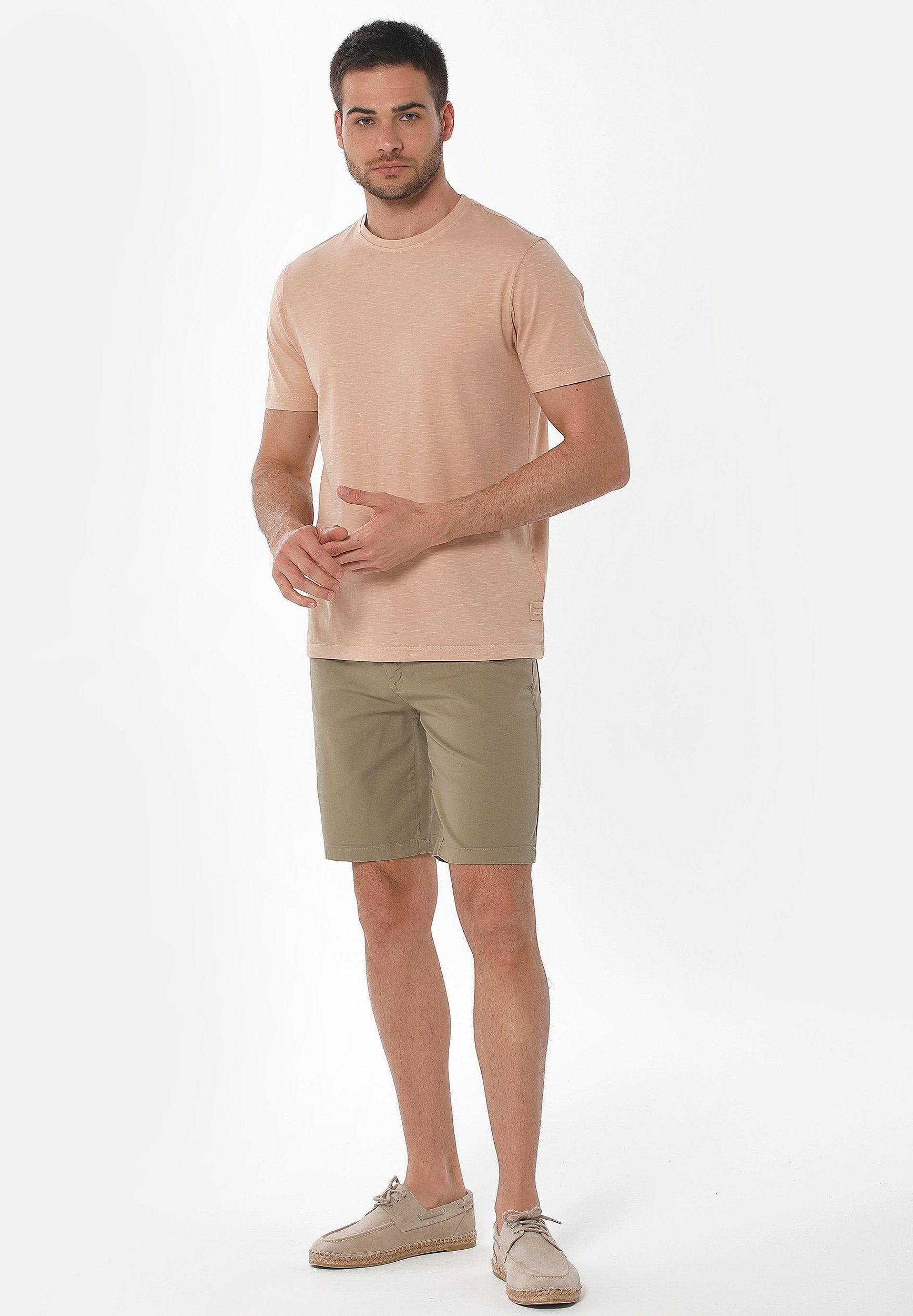 Five-Pocket-Shorts aus Bio-Baumwolle