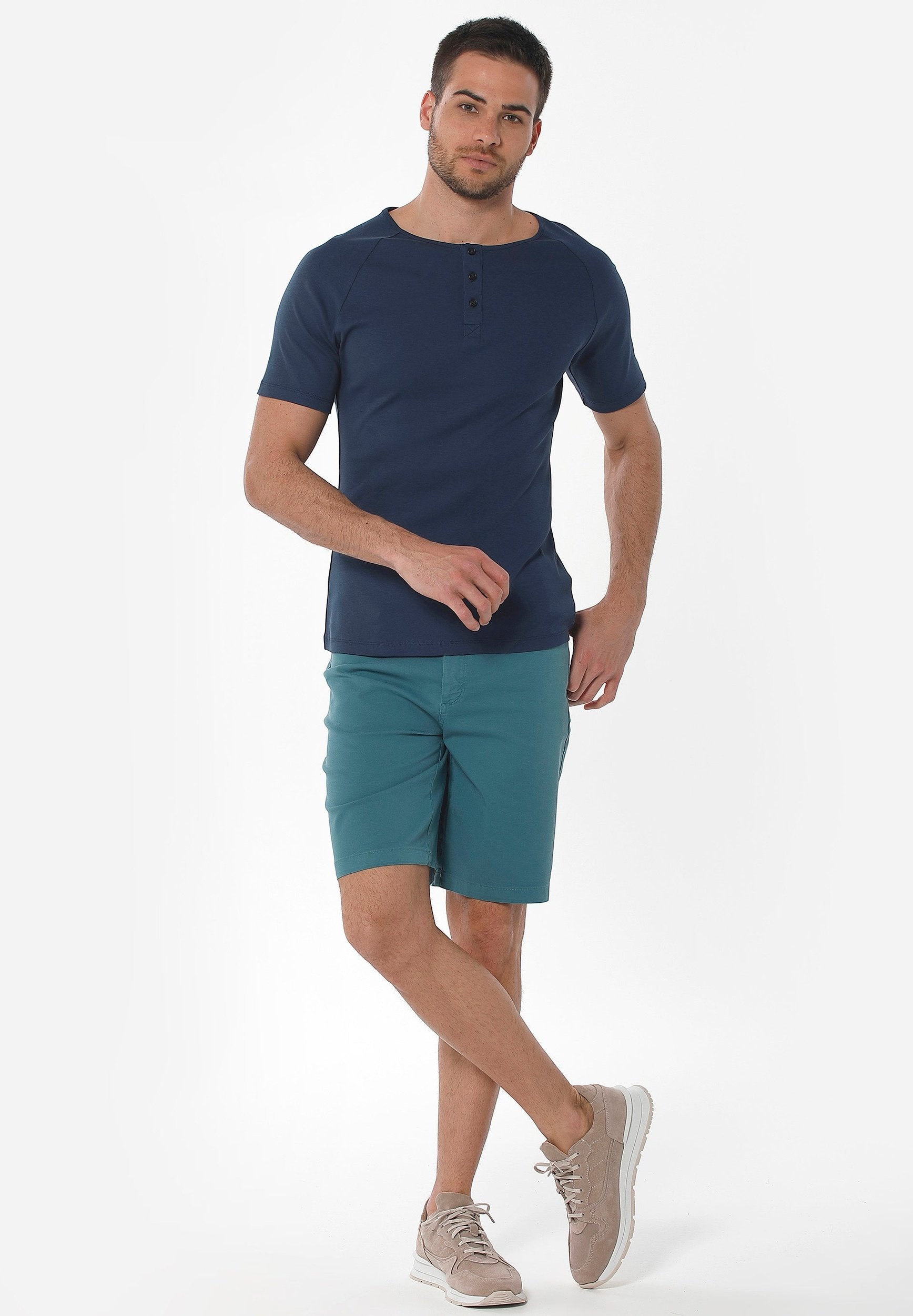 Five-Pocket-Shorts aus Bio-Baumwolle