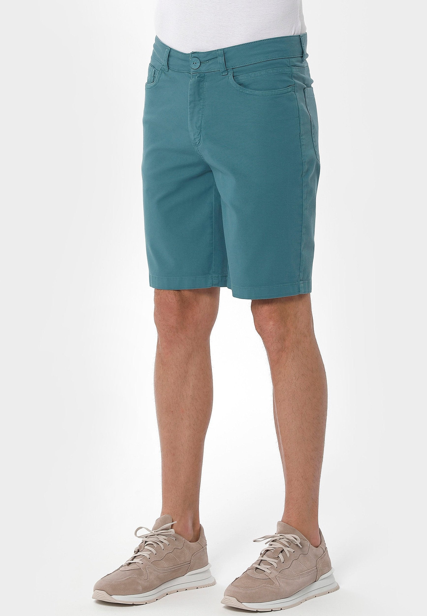 Five-Pocket-Shorts aus Bio-Baumwolle