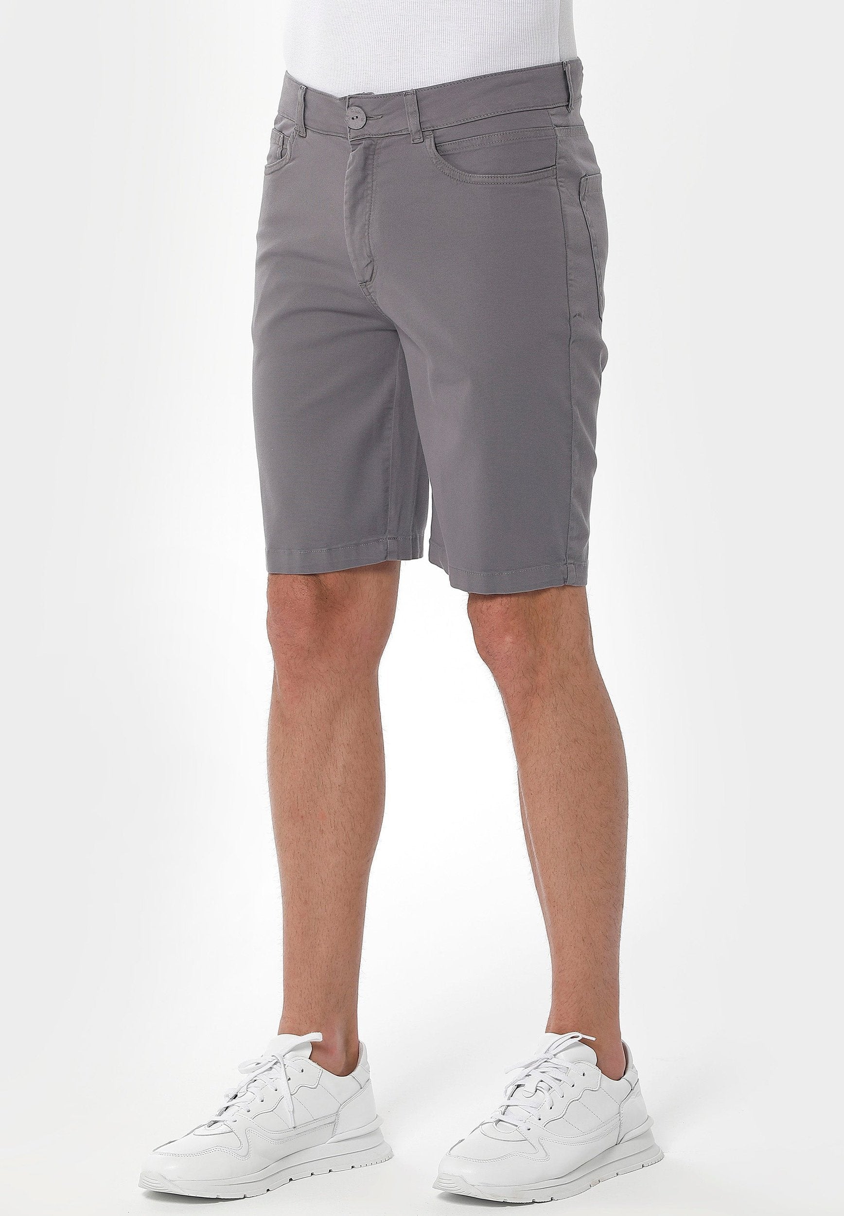 Five-Pocket-Shorts aus Bio-Baumwolle