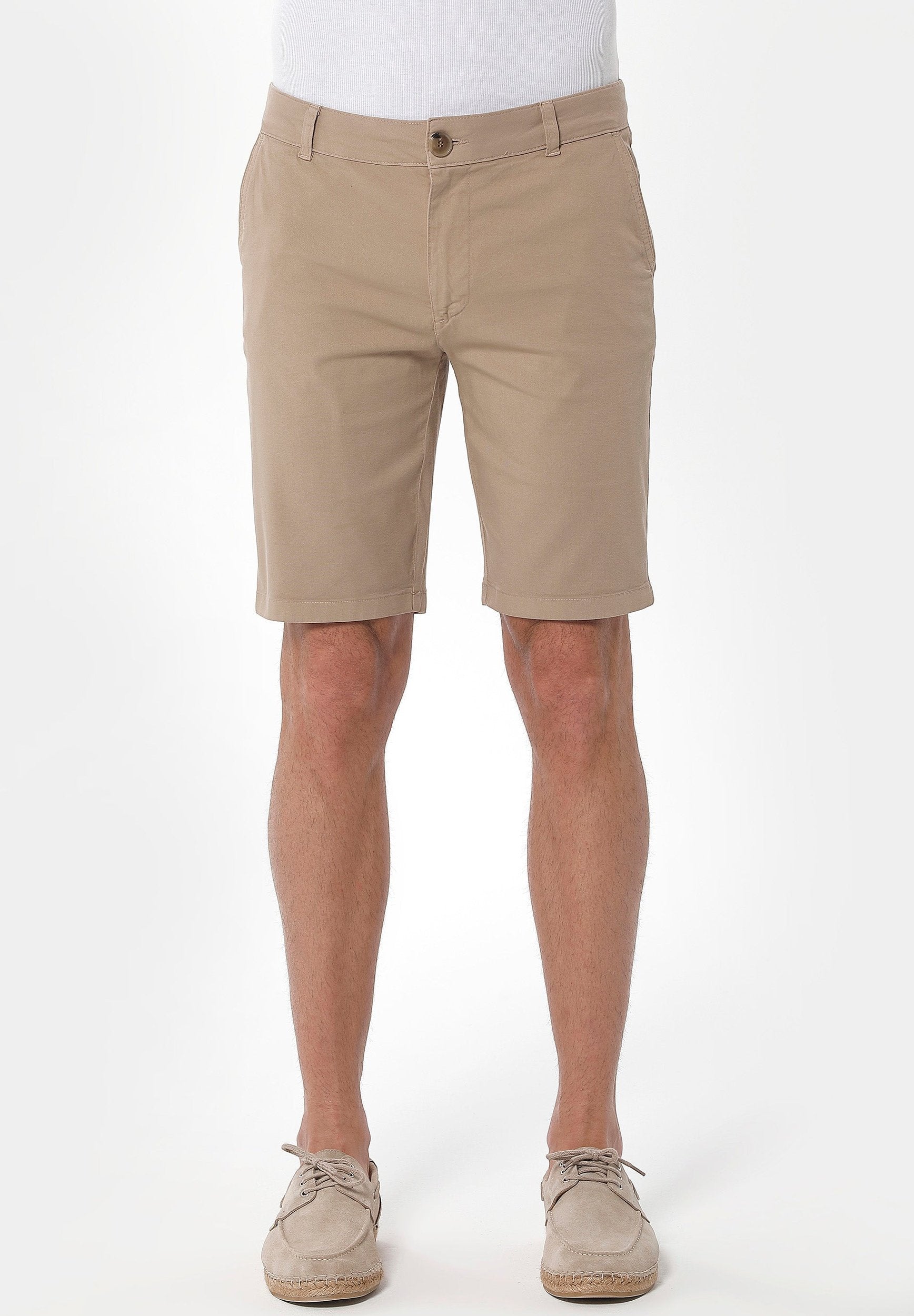 Slim Chino-Shorts aus Bio-Baumwolle