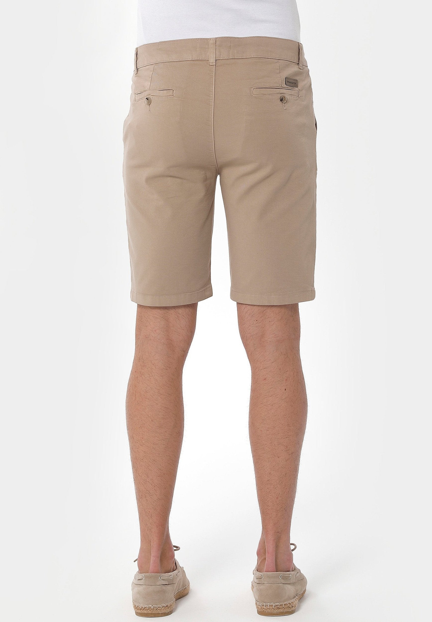 Slim Chino-Shorts aus Bio-Baumwolle