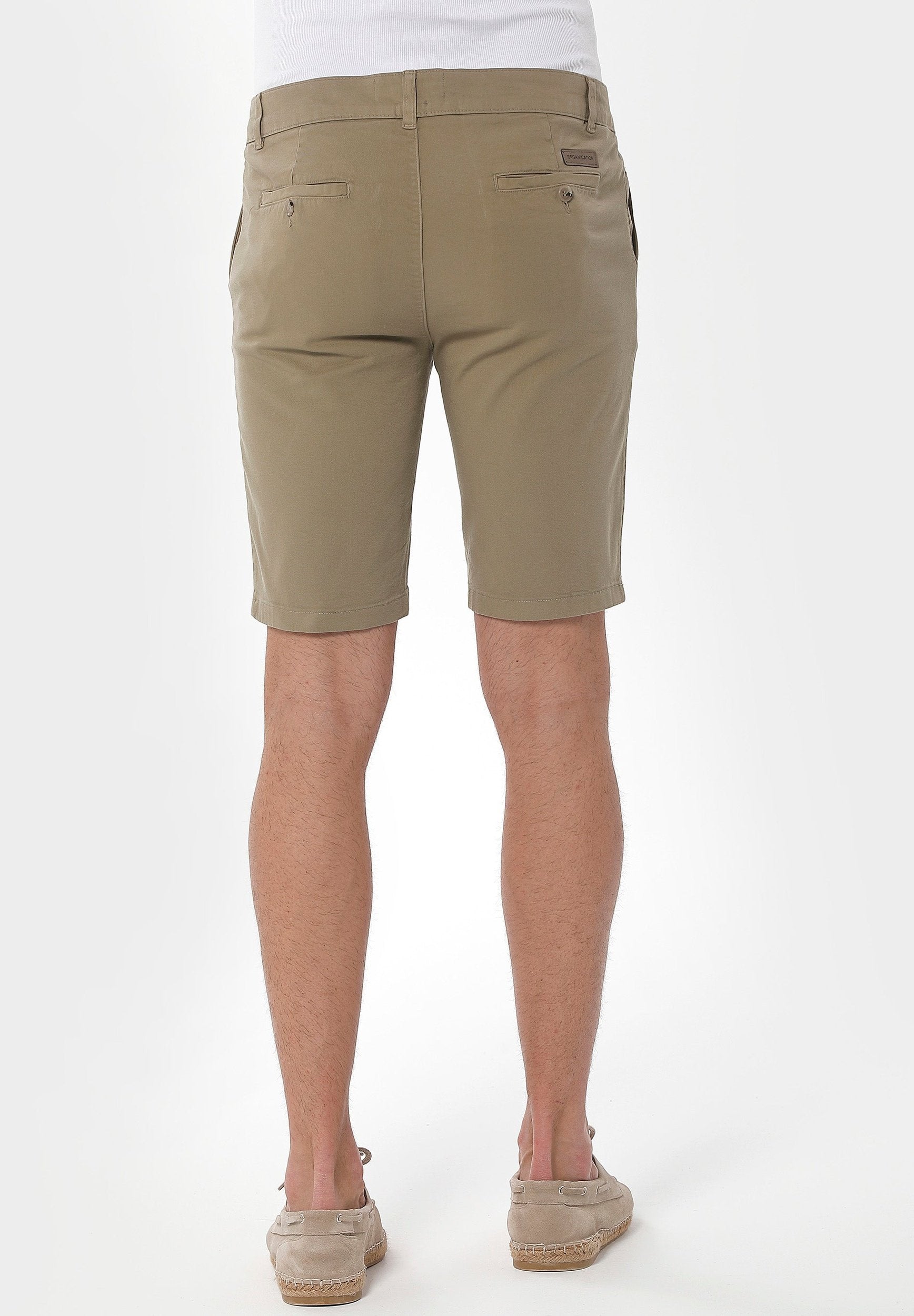 Slim Chino-Shorts aus Bio-Baumwolle