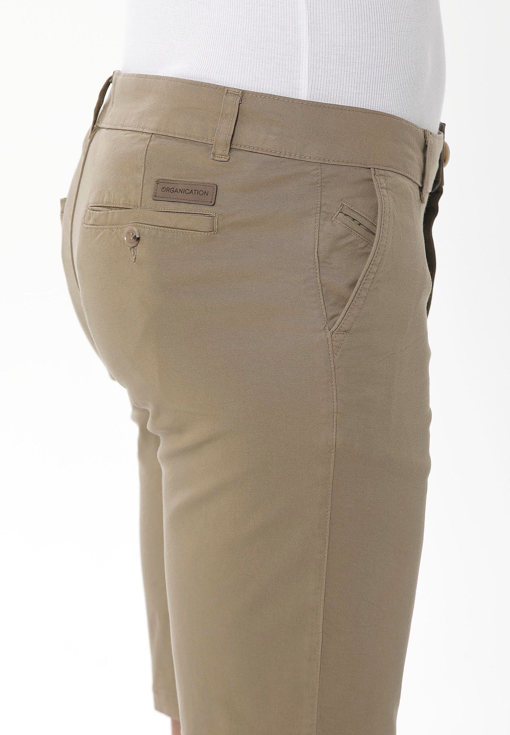 Slim Chino-Shorts aus Bio-Baumwolle