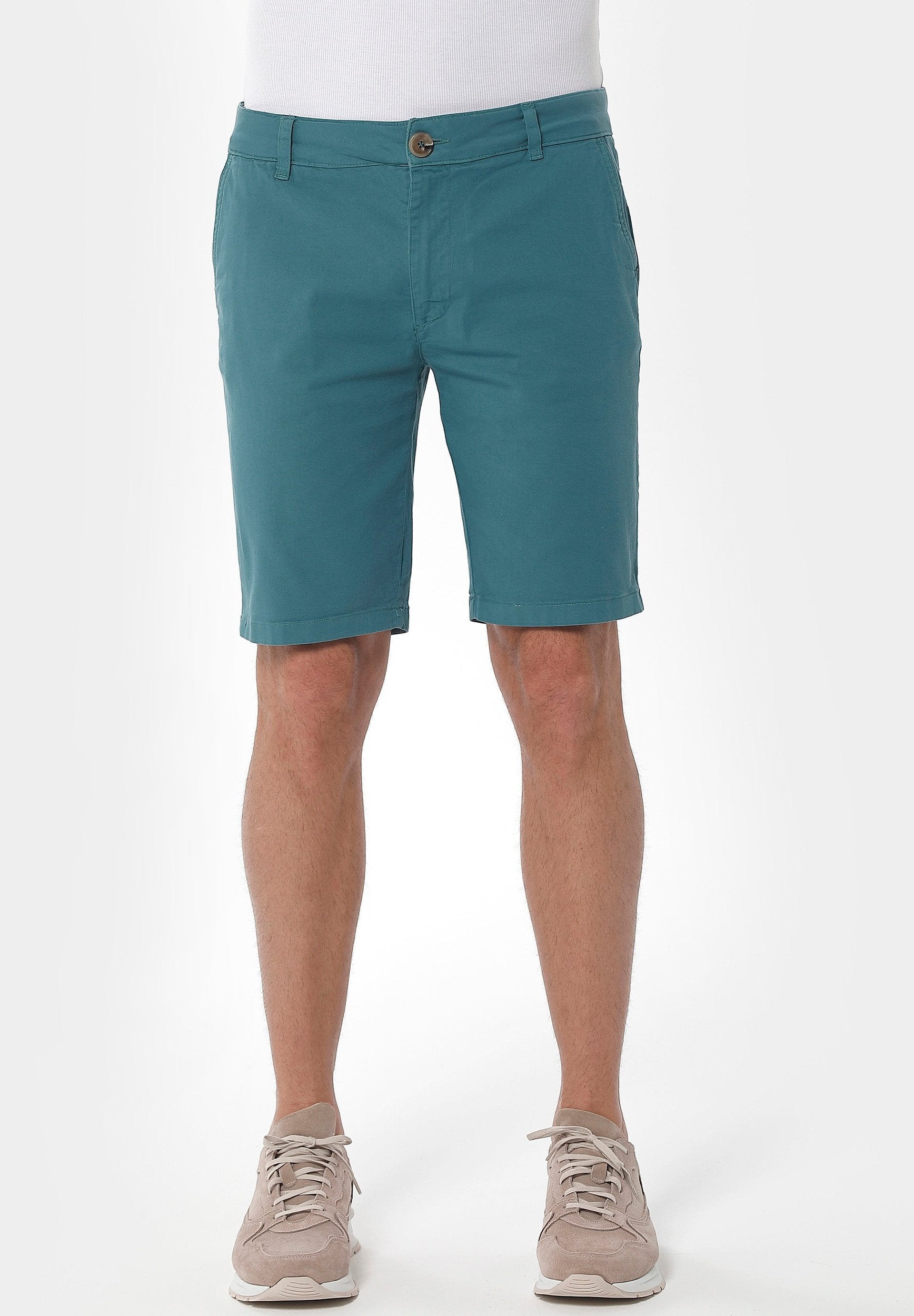 Slim Chino-Shorts aus Bio-Baumwolle