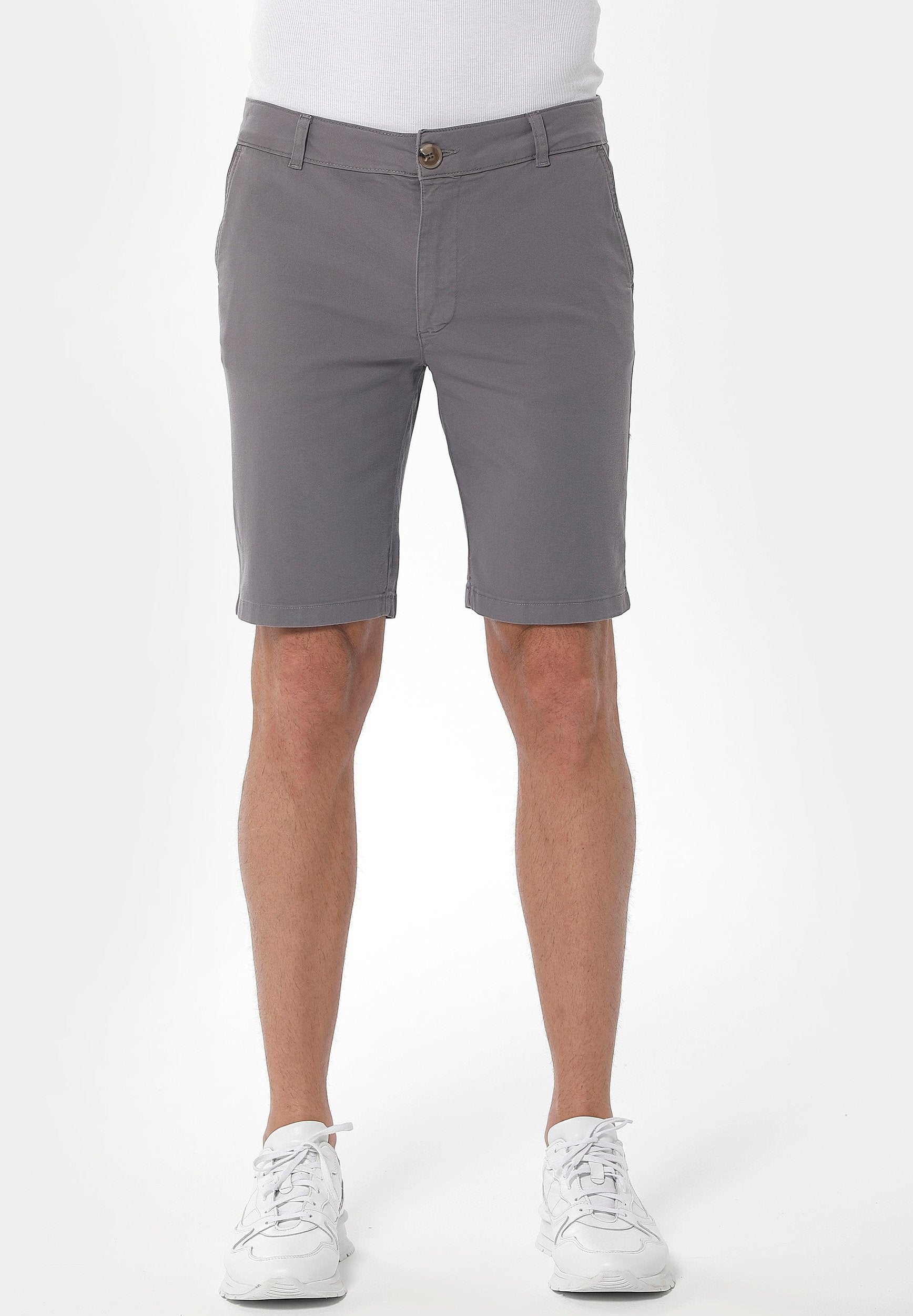 Slim Chino-Shorts aus Bio-Baumwolle