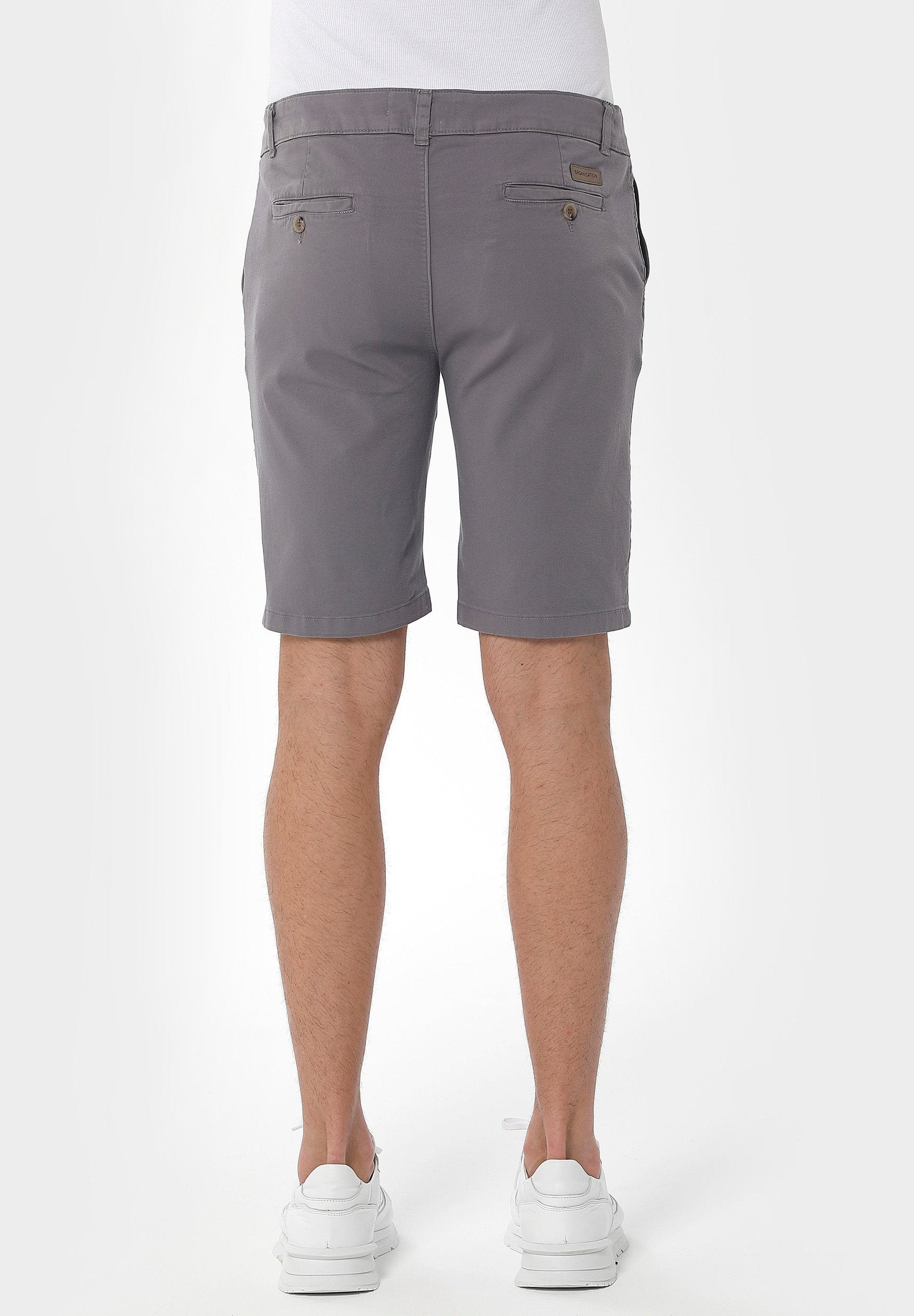 Slim Chino-Shorts aus Bio-Baumwolle