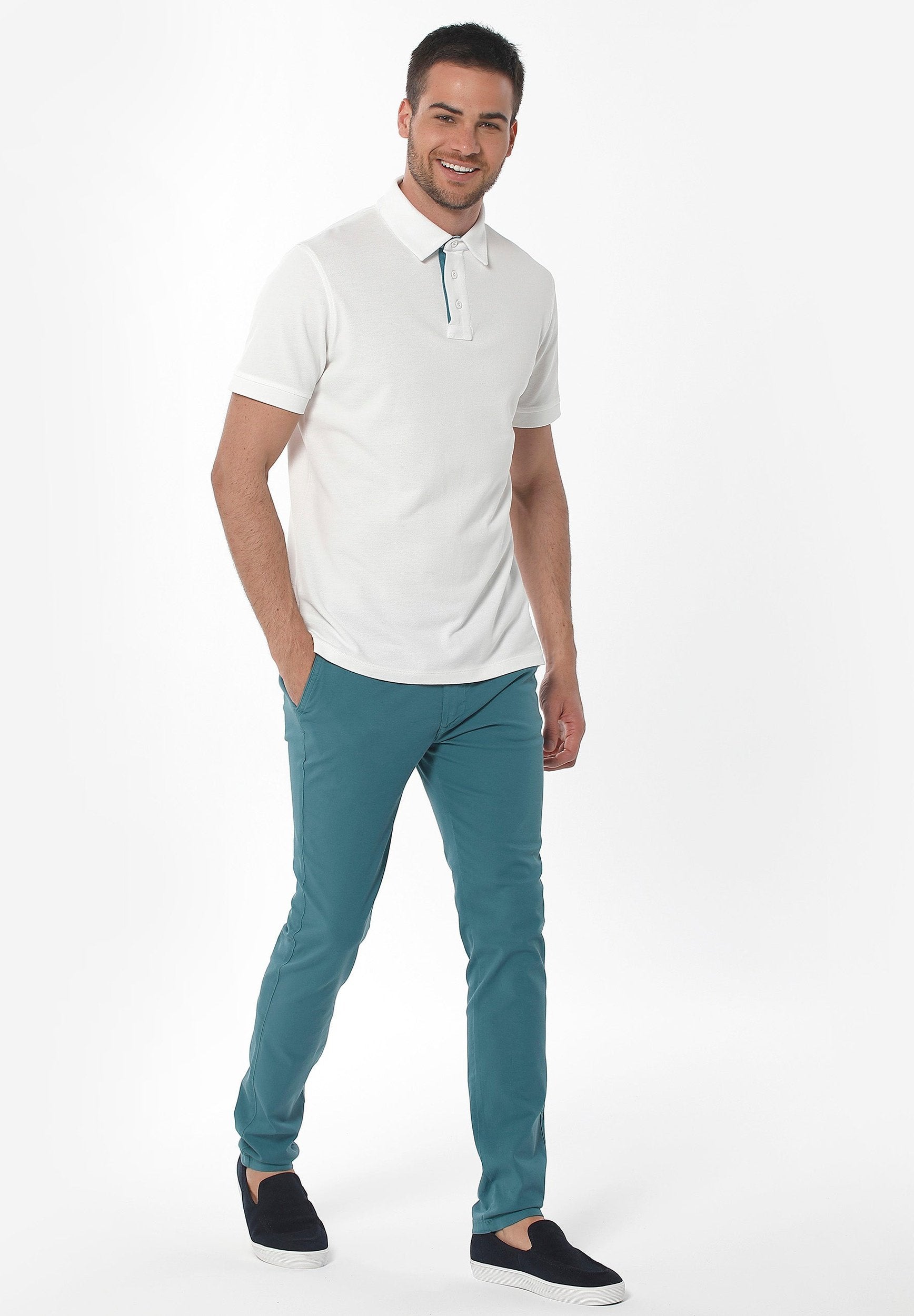 Slim Chino-Hose aus Bio-Baumwolle