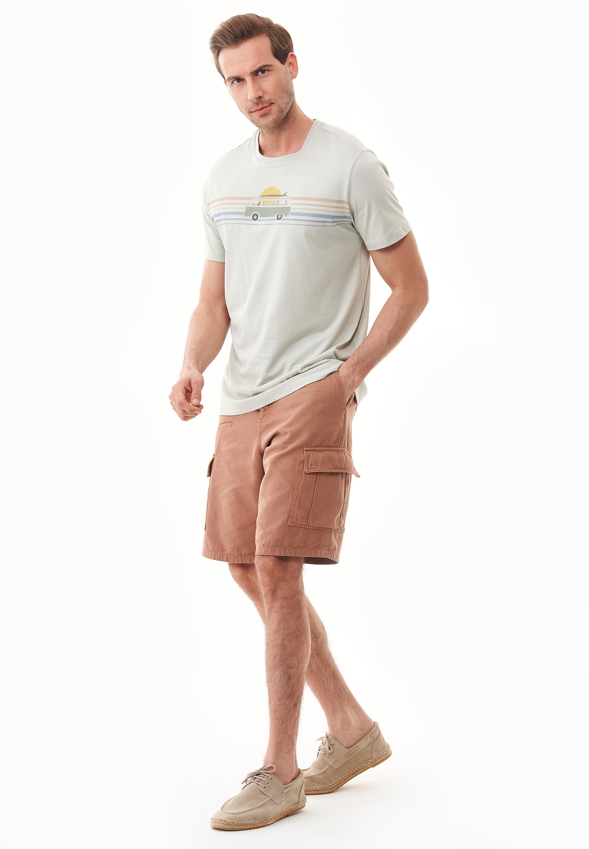 Cargo-Shorts aus Bio-Baumwolle