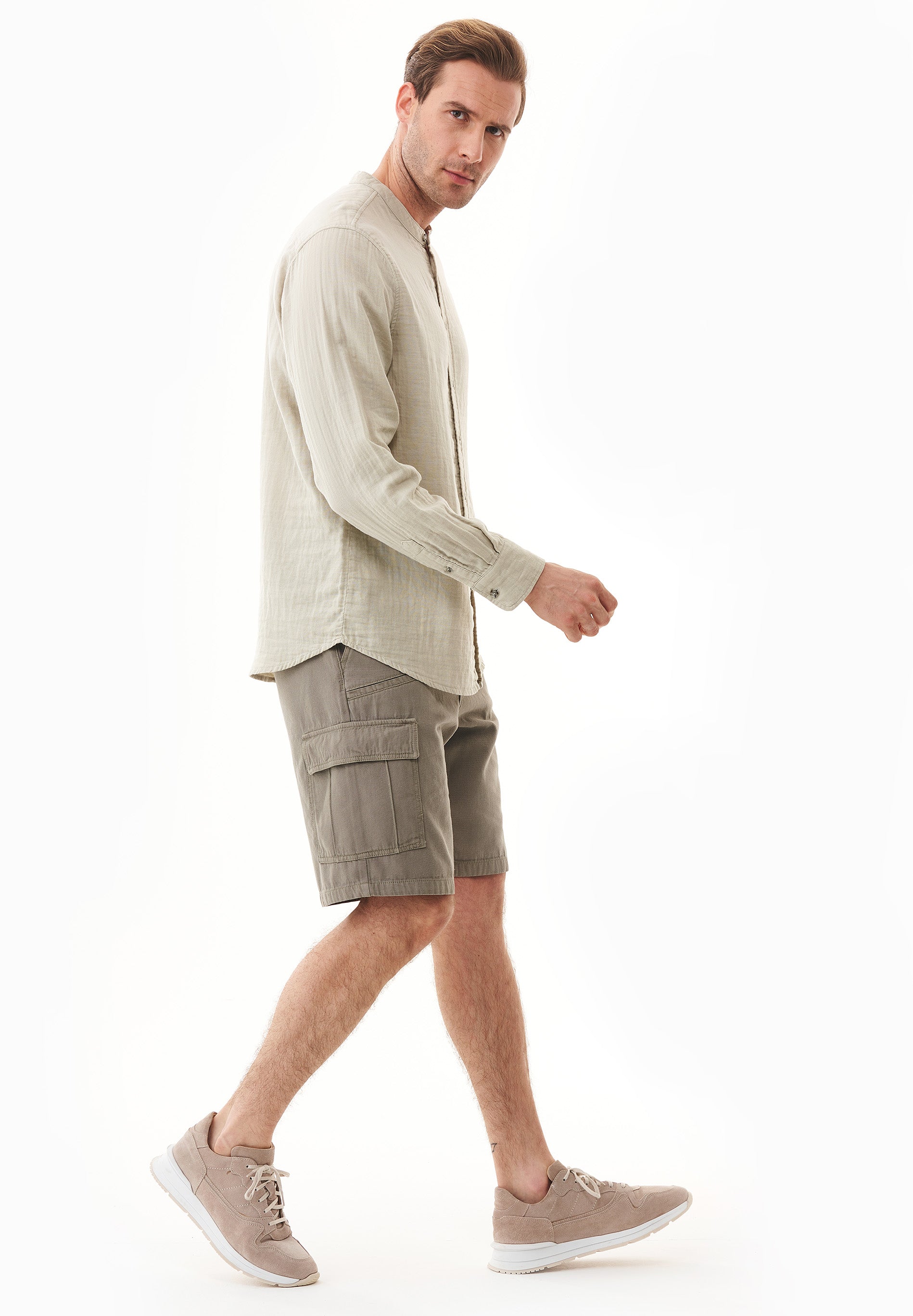 Cargo-Shorts aus Bio-Baumwolle