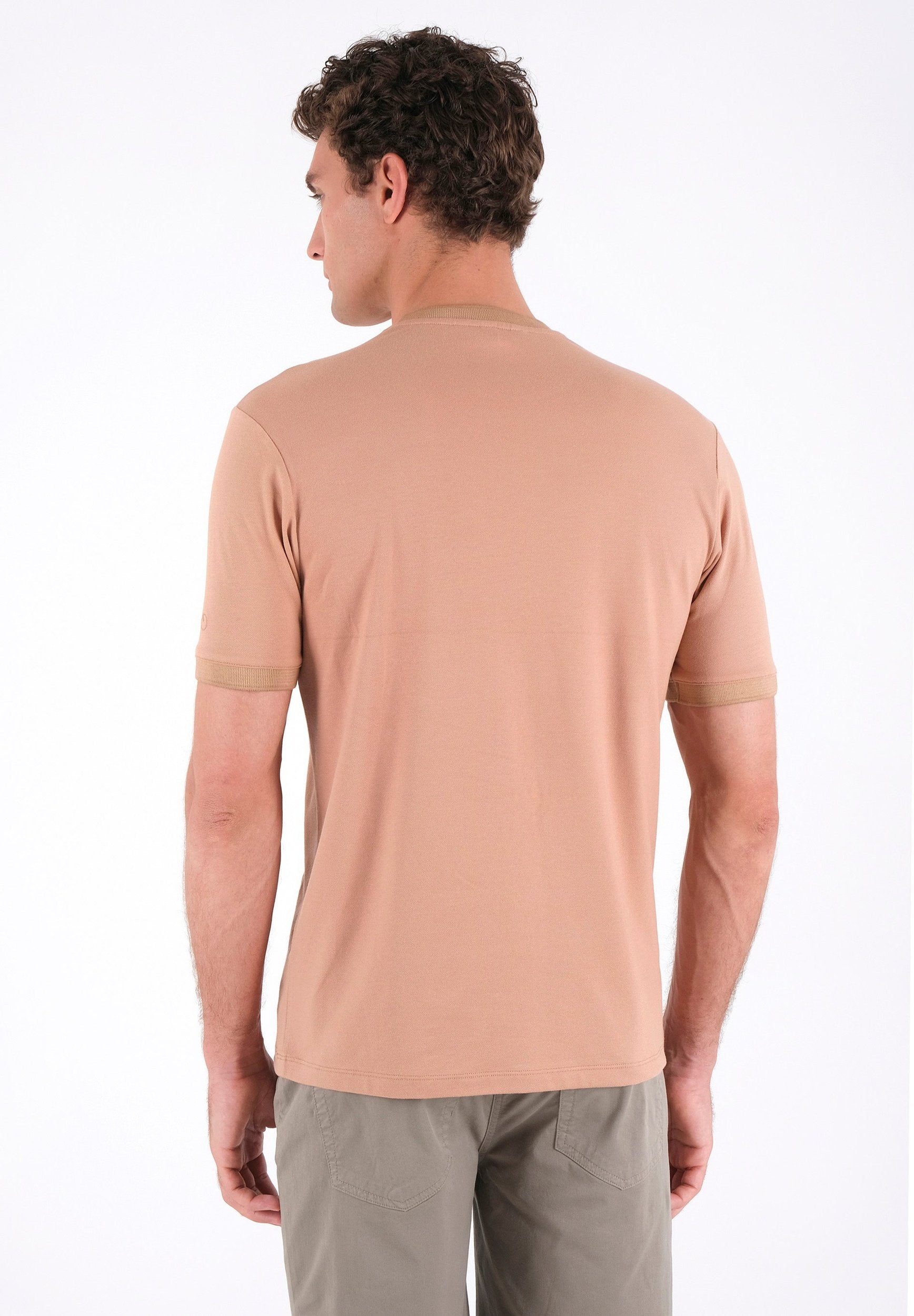 T-Shirt aus Bio-Baumwoll-Piqué mit Print