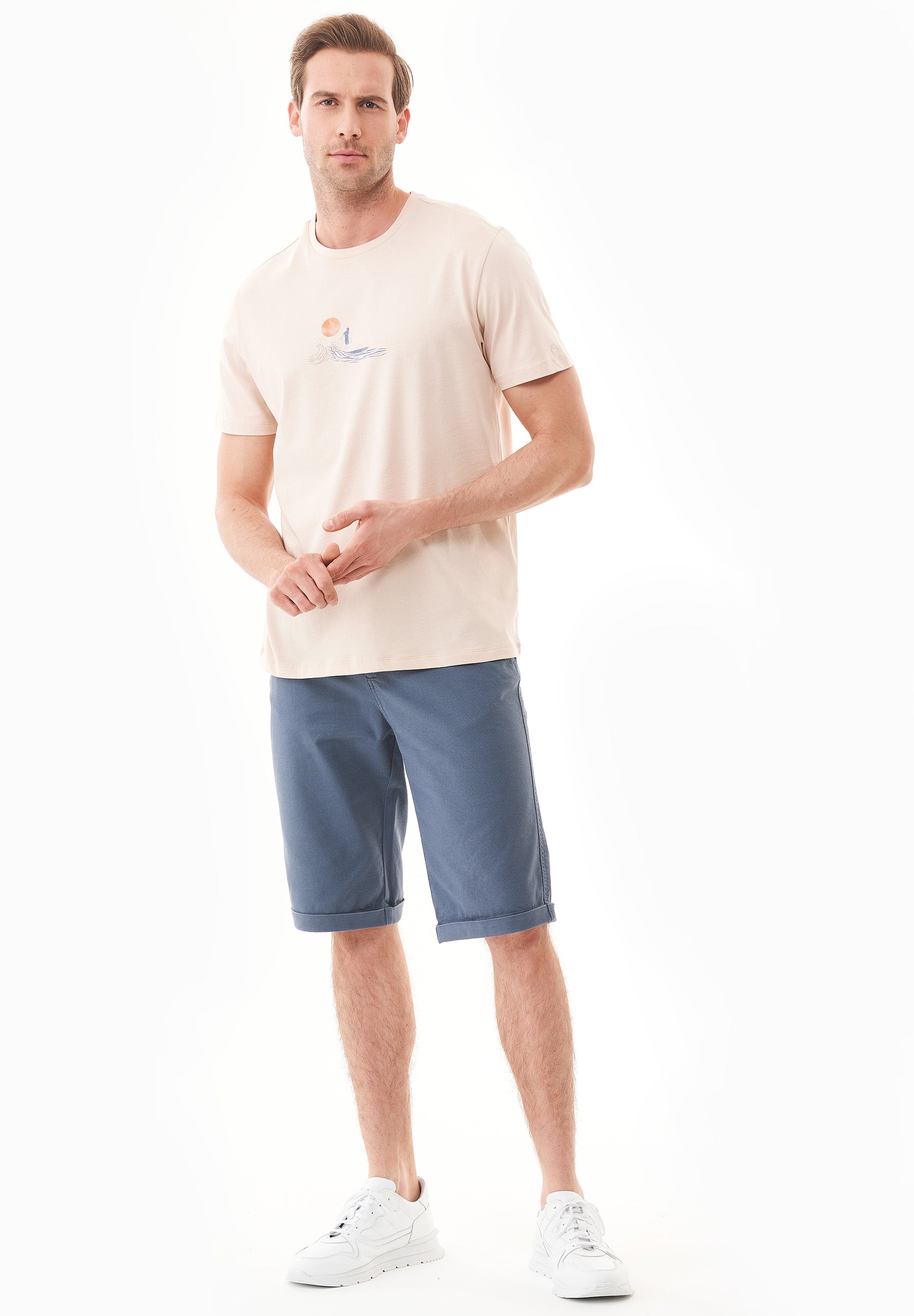 T-Shirt aus Bio-Baumwolle mit Print