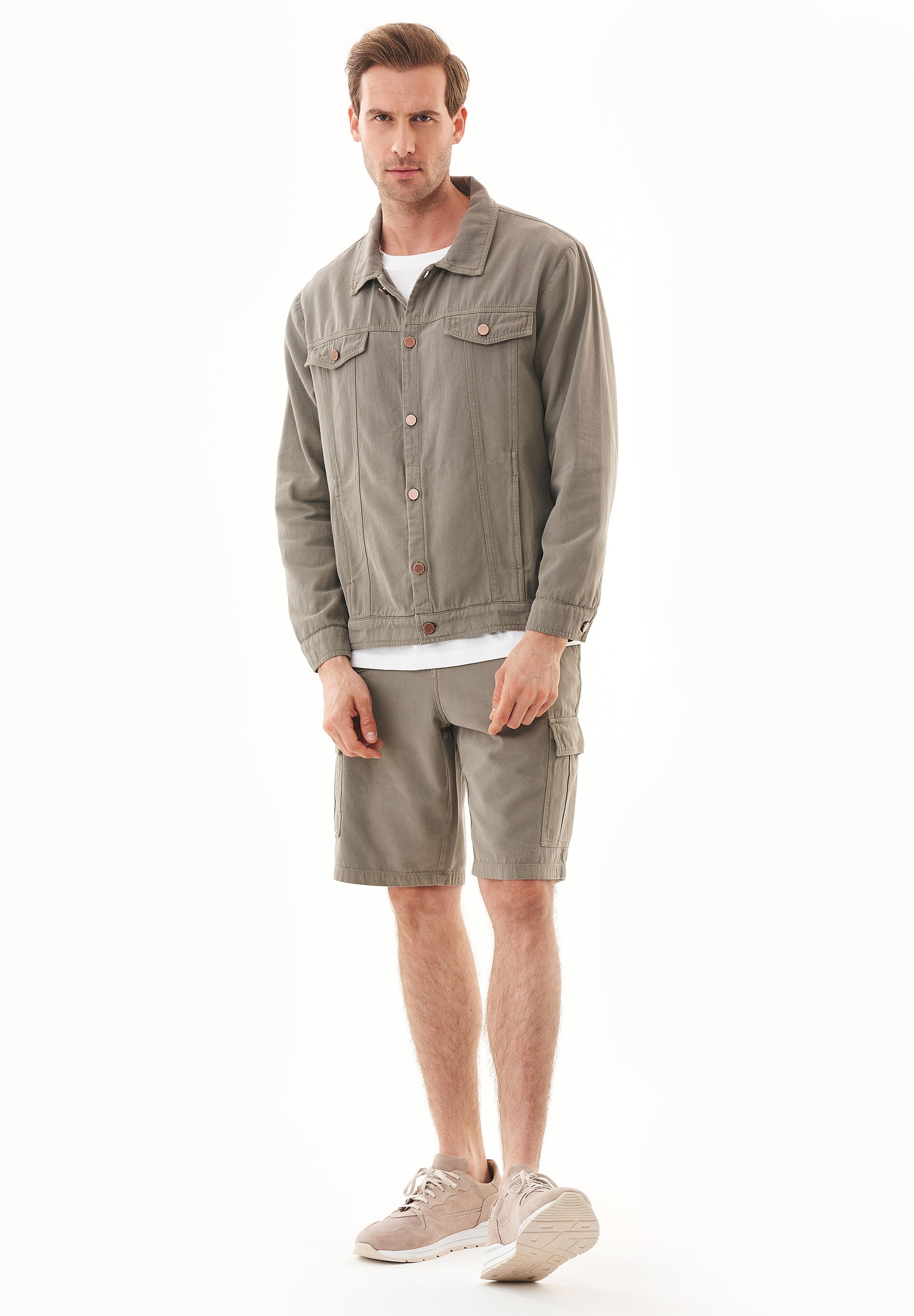 Hemdjacke aus Bio-Baumwolle