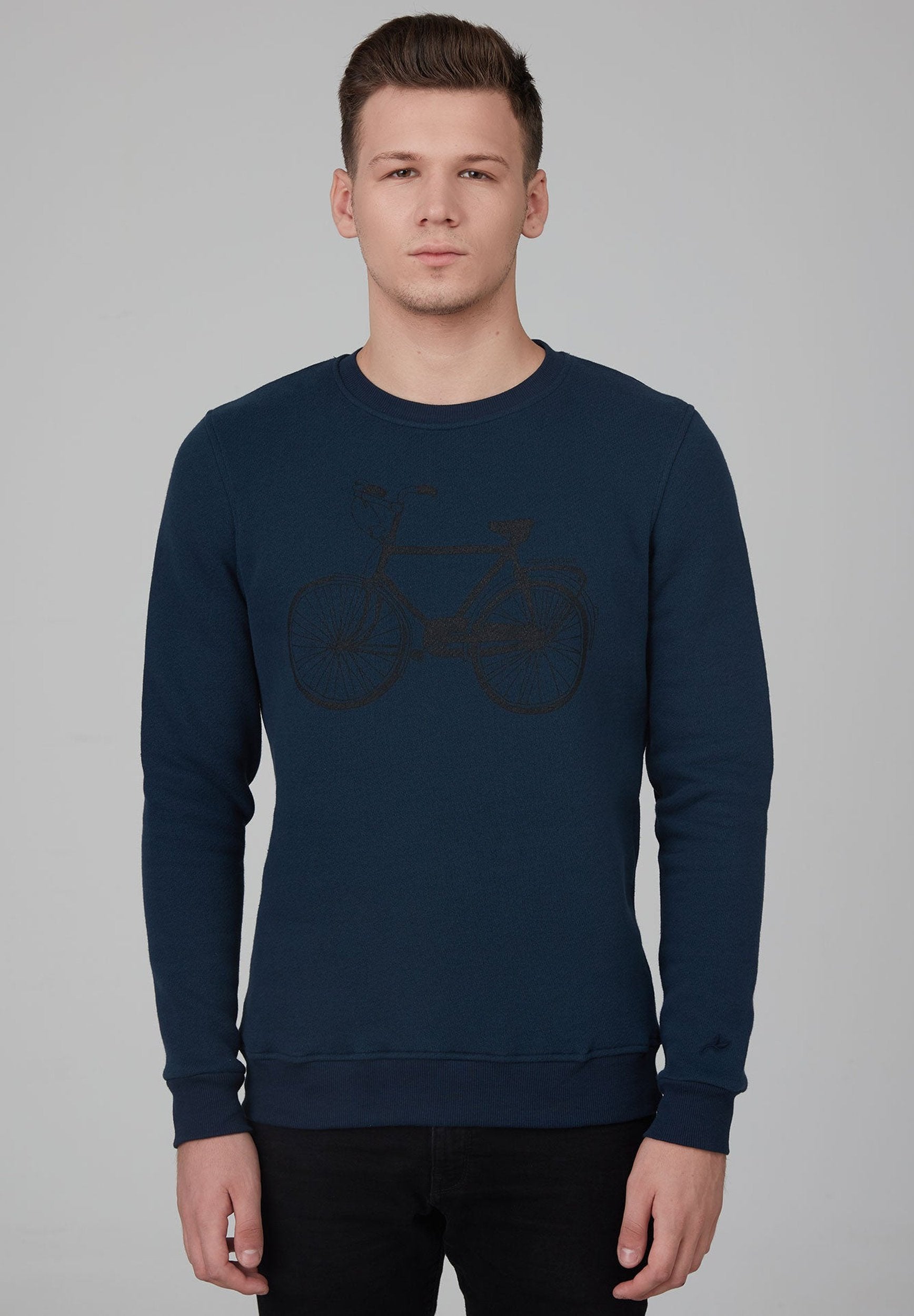 Langarm Basic Sweatshirt aus Bio-Baumwolle