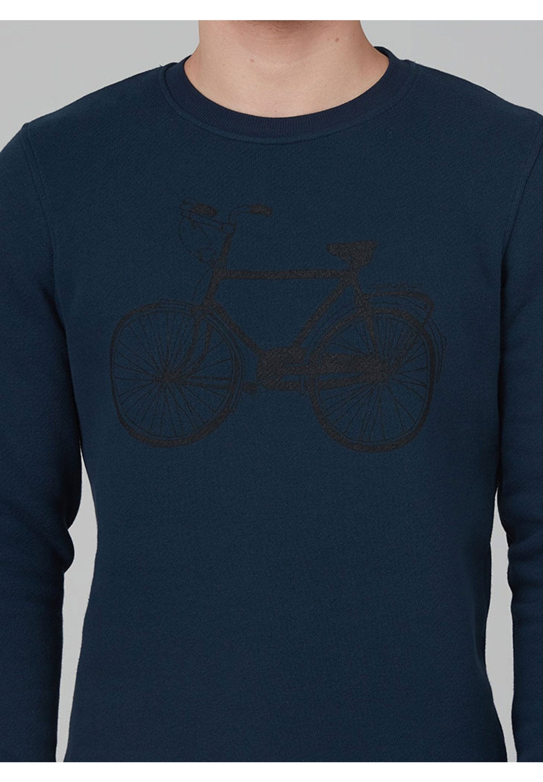 Langarm Basic Sweatshirt aus Bio-Baumwolle